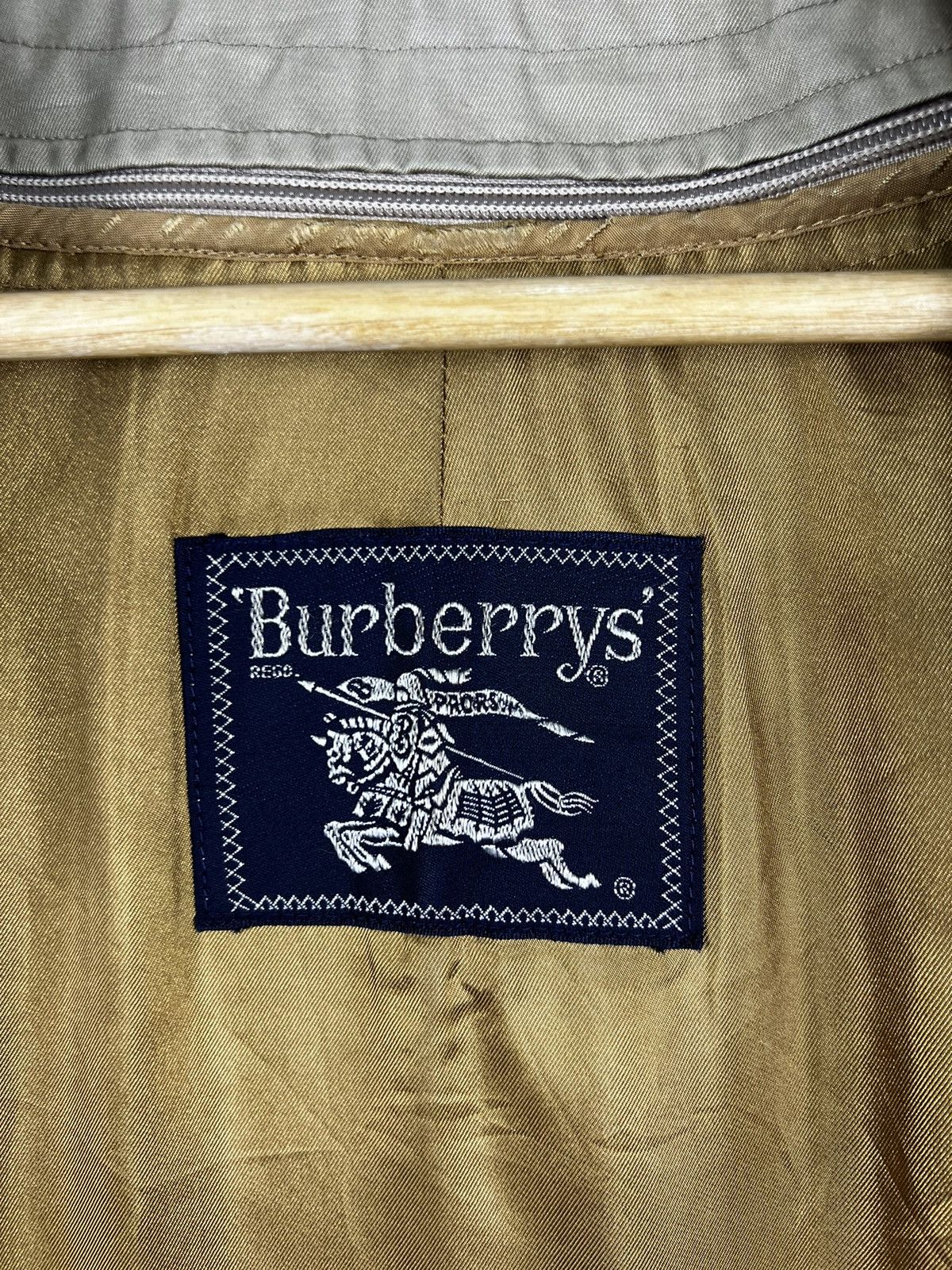 Burberry Prorsum 🔥 VTG DISTRESSED LONGCOAT NOVA CHECK REMOVABLE LINED Size US M / EU 48-50 / 2 - 8 Thumbnail