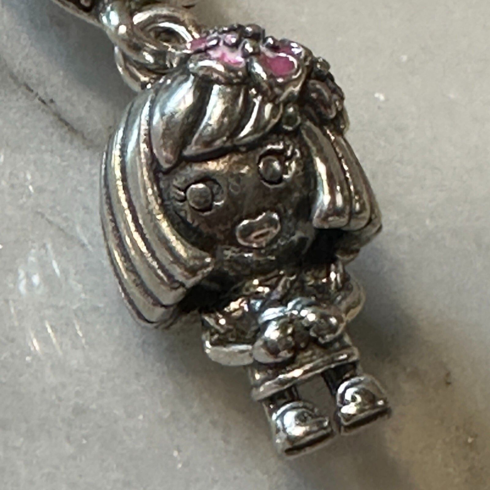 pandora Authentic Pandora FLOWER GIRL Daughter Dangle 798114, RETIRE Size ONE SIZE - 1 Thumbnail