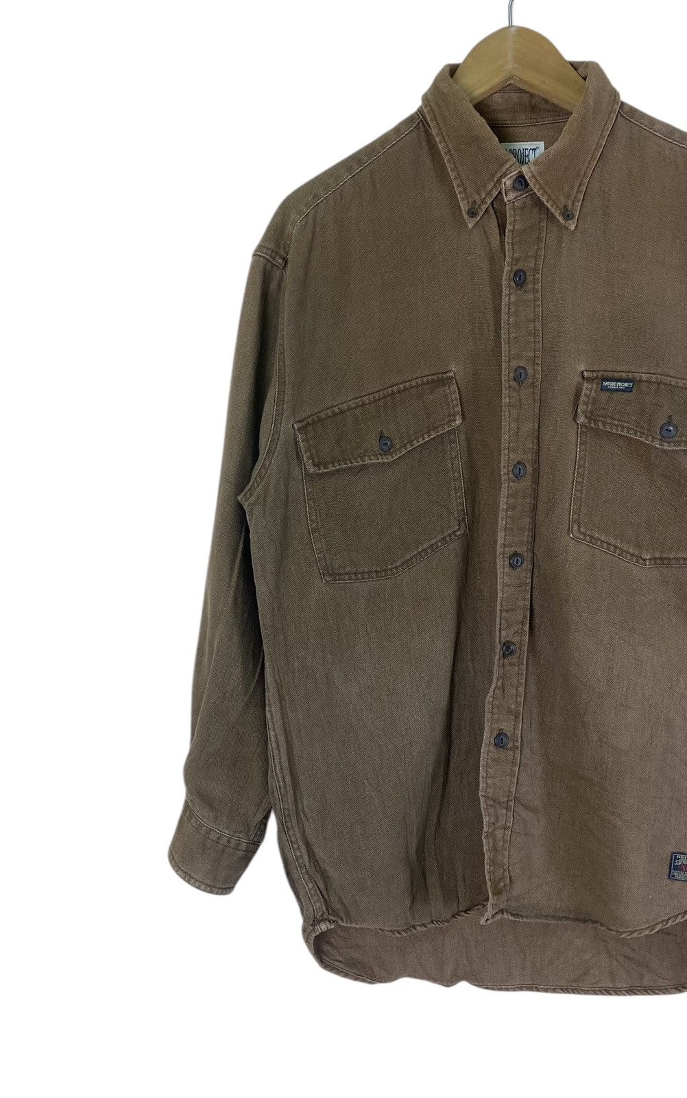 Japanese Brand × Vintage Vintage Japanese Brand Natural Project Duck Canvas LS Shirt Size US M / EU 48-50 / 2 - 5 Thumbnail