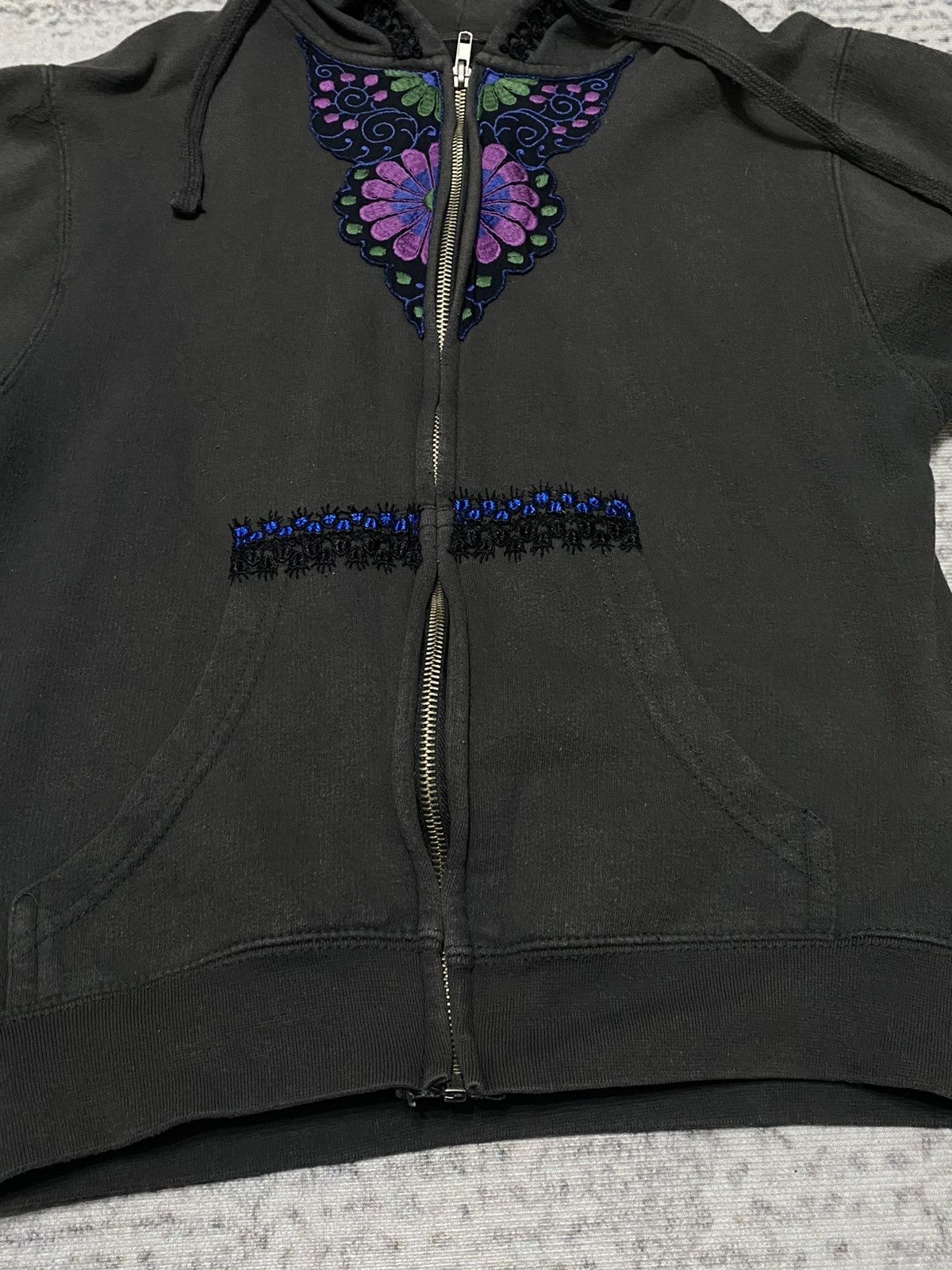 Anna Sui ANNA SUI Butterfly Motive Hoodie Size S / US 4 / IT 40 - 4 Thumbnail