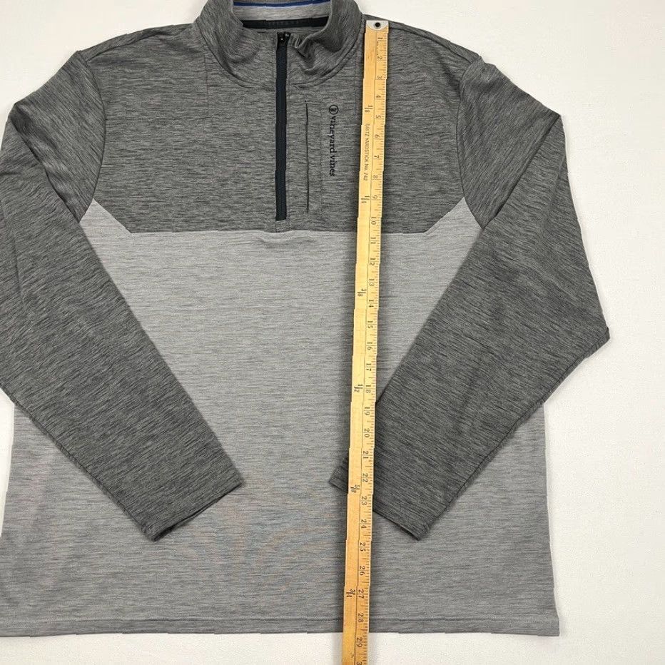 Vineyard Vines Vineyard Vines OTG On The Go Shep Shirt Pullover Mens XL Gray Quarter Zip Golf Size US XL / EU 56 / 4 - 6 Thumbnail