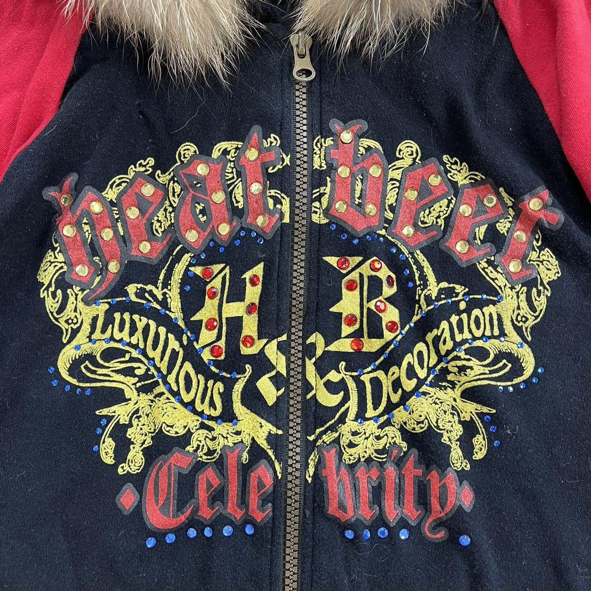 Hysteric Glamour 2000s Slap Stick Grunge Skulls Lgb Style Zip Fur Hoodie Size US XS / EU 42 / 0 - 5 Thumbnail