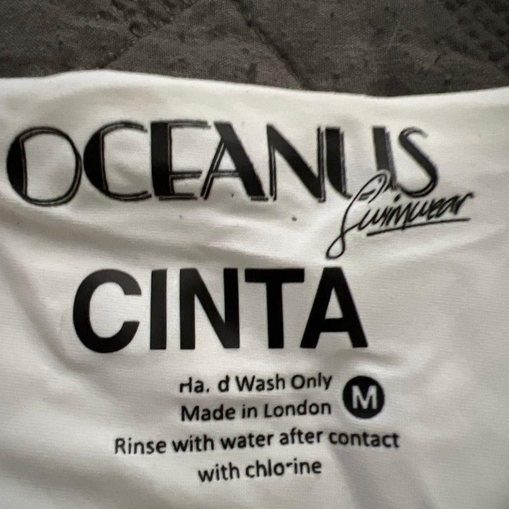 Other Oceanus Off Shoulder White Bikini M Crystal Beading New Size M / US 6-8 / IT 42-44 - 11 Thumbnail
