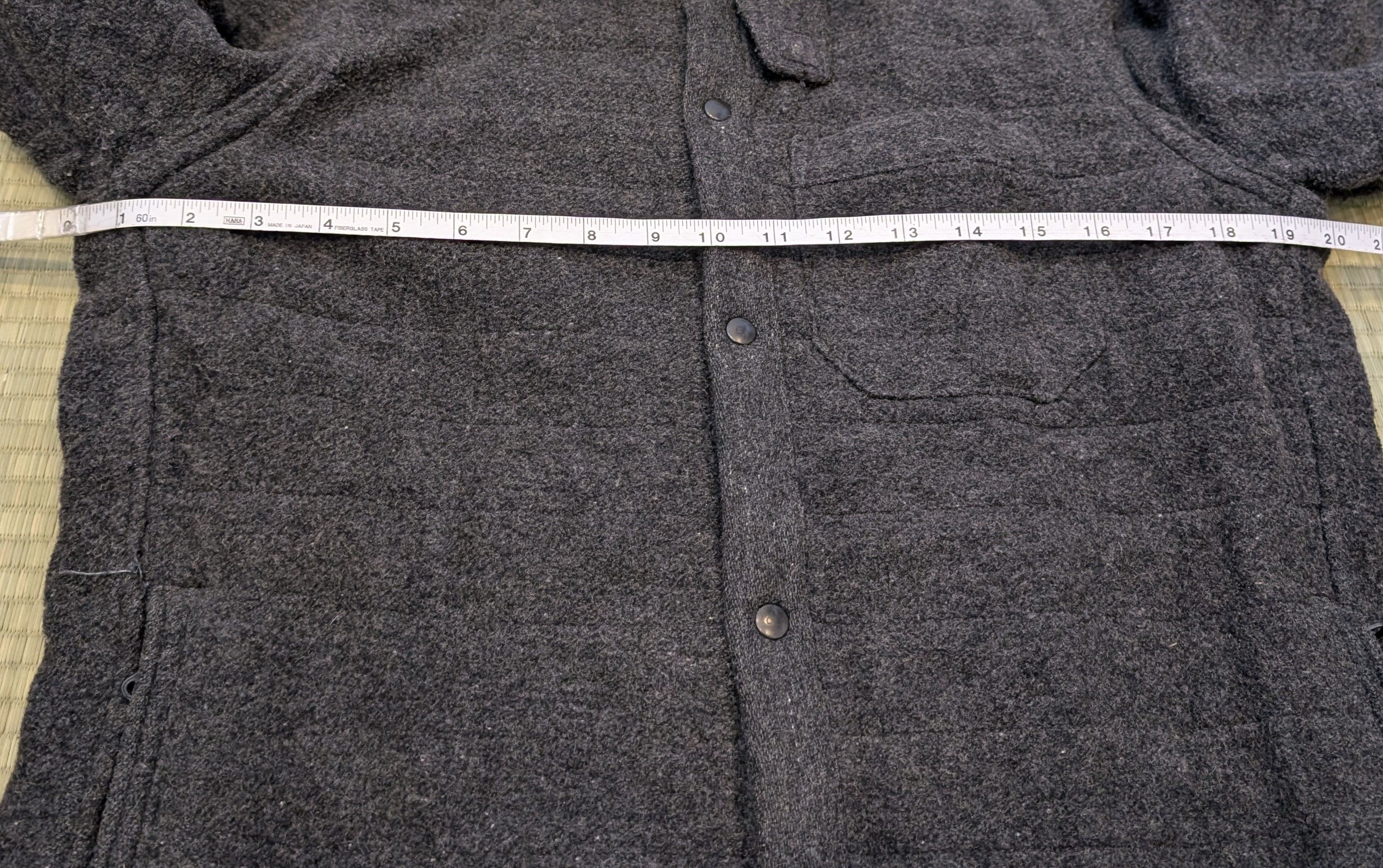 Relwen Relwen Wool Blend Quilted Snap Shirt Jacket w/ Chin Strap Size US S / EU 44-46 / 1 - 5 Thumbnail