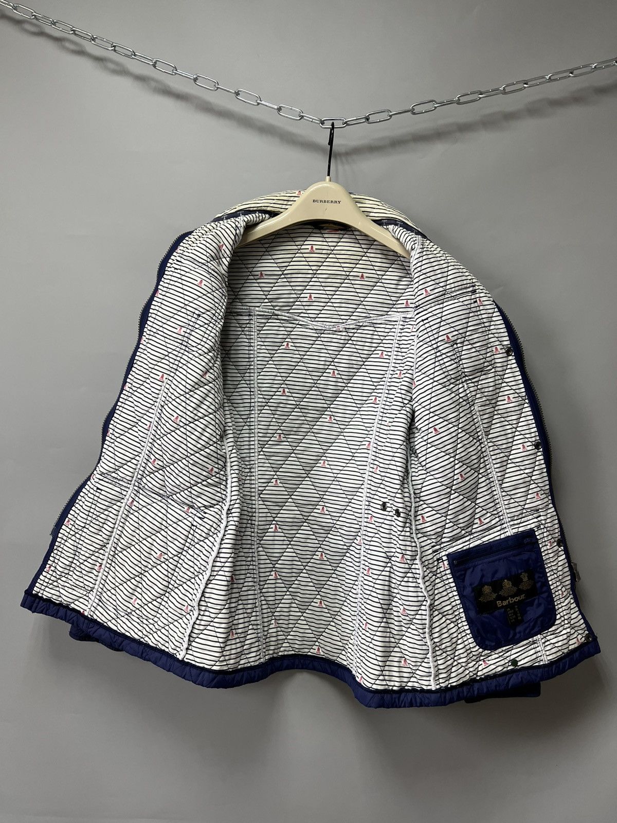 Barbour Barbour Buryhead Utility Diamond Padded Short Jacket Size M / US 6-8 / IT 42-44 - 2 Thumbnail