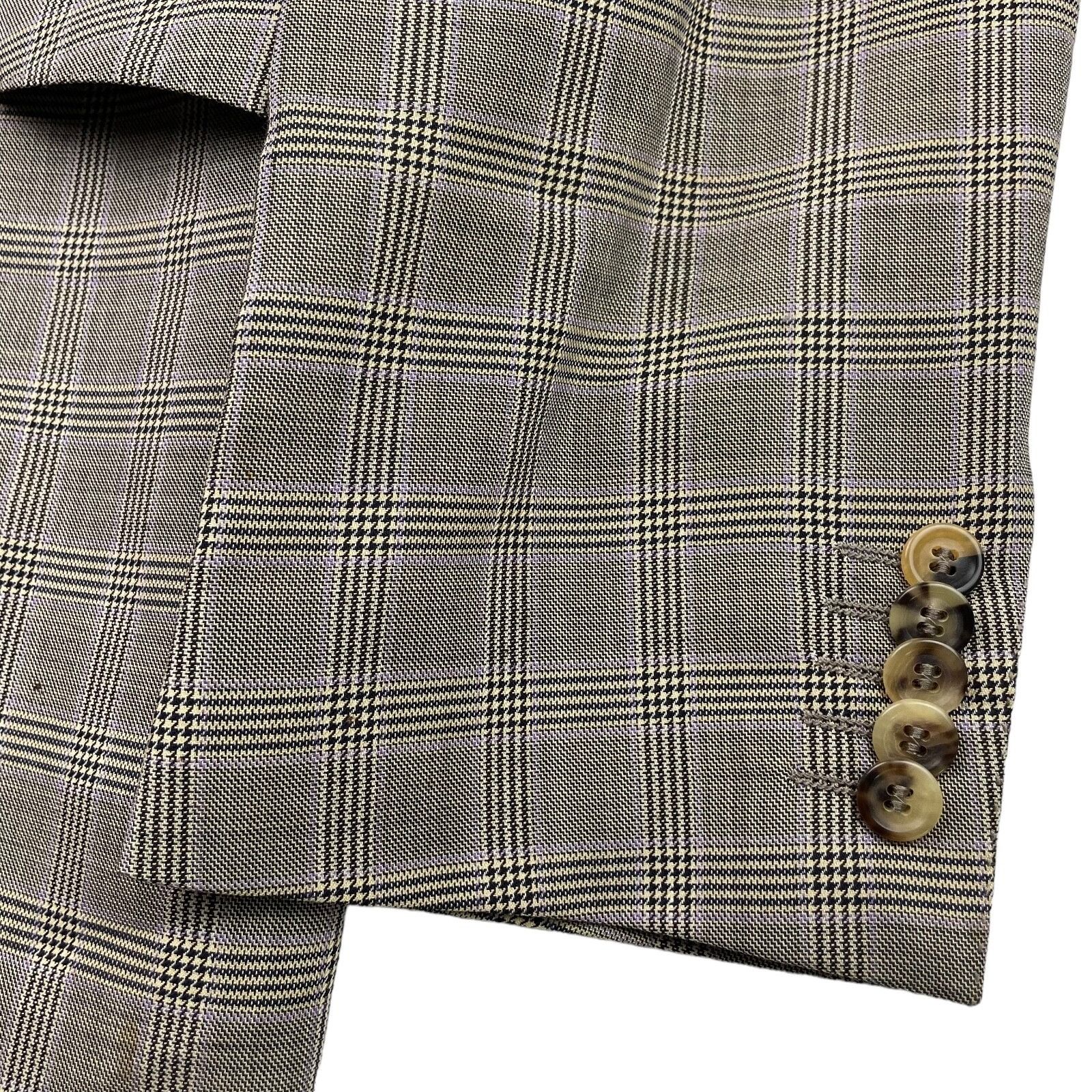 Paul Smith Paul Smith Men’s The Byard 100% Wool Unlined Blazer Beige Pl Size 44L - 4 Thumbnail