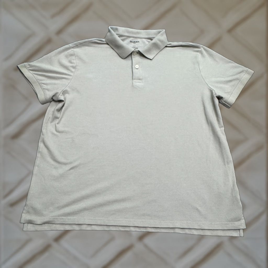 Vintage Goodfellow & Co Polo Shirt Mens XL Tan Short Sleeve Cotton Blend Size US XL / EU 56 / 4 - 1 Thumbnail