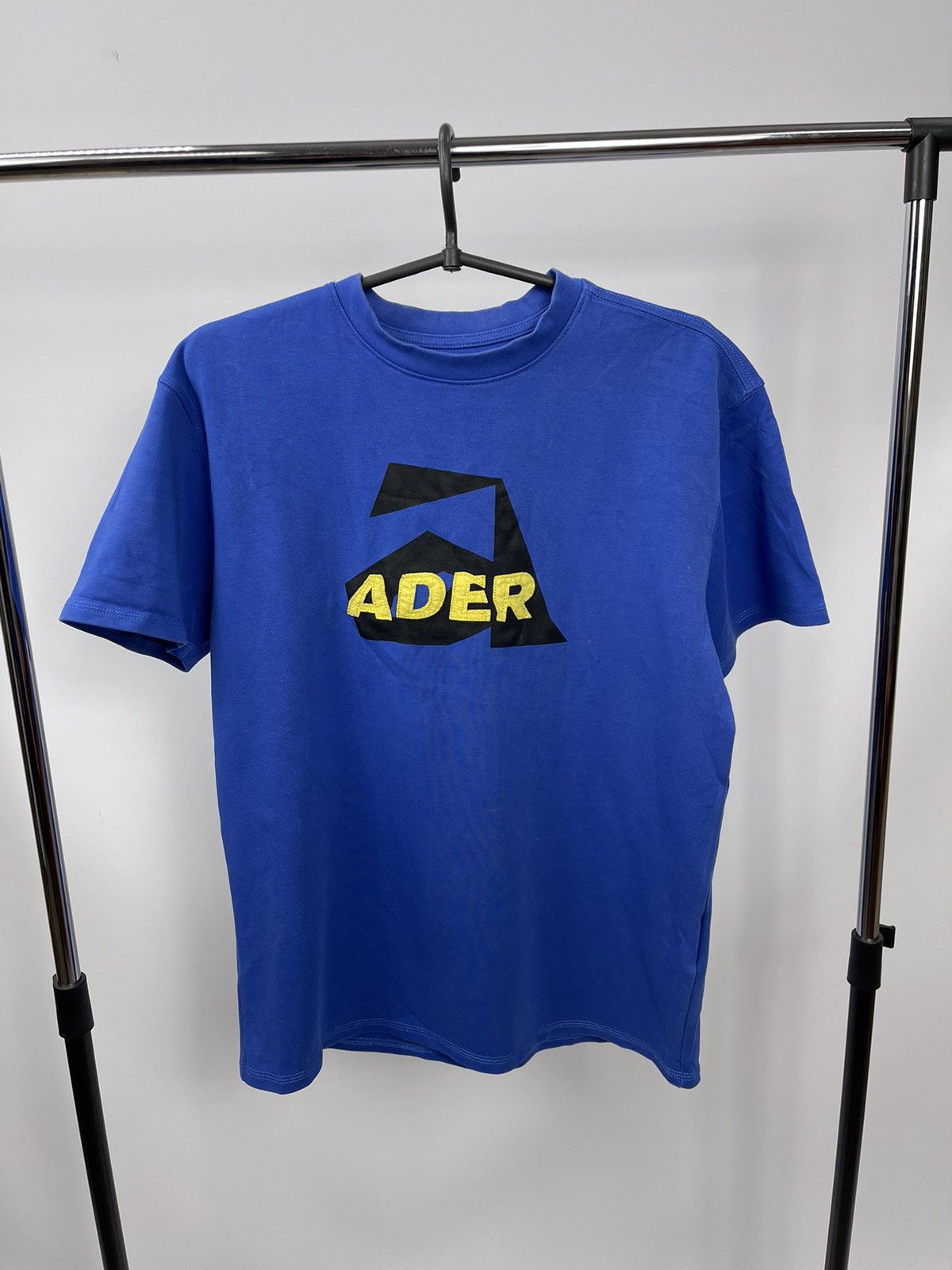 Ader Error Ader Error Central Logo T-Shirt Blue Size A1 Summer 2021 Size US L / EU 52-54 / 3 - 1 Thumbnail