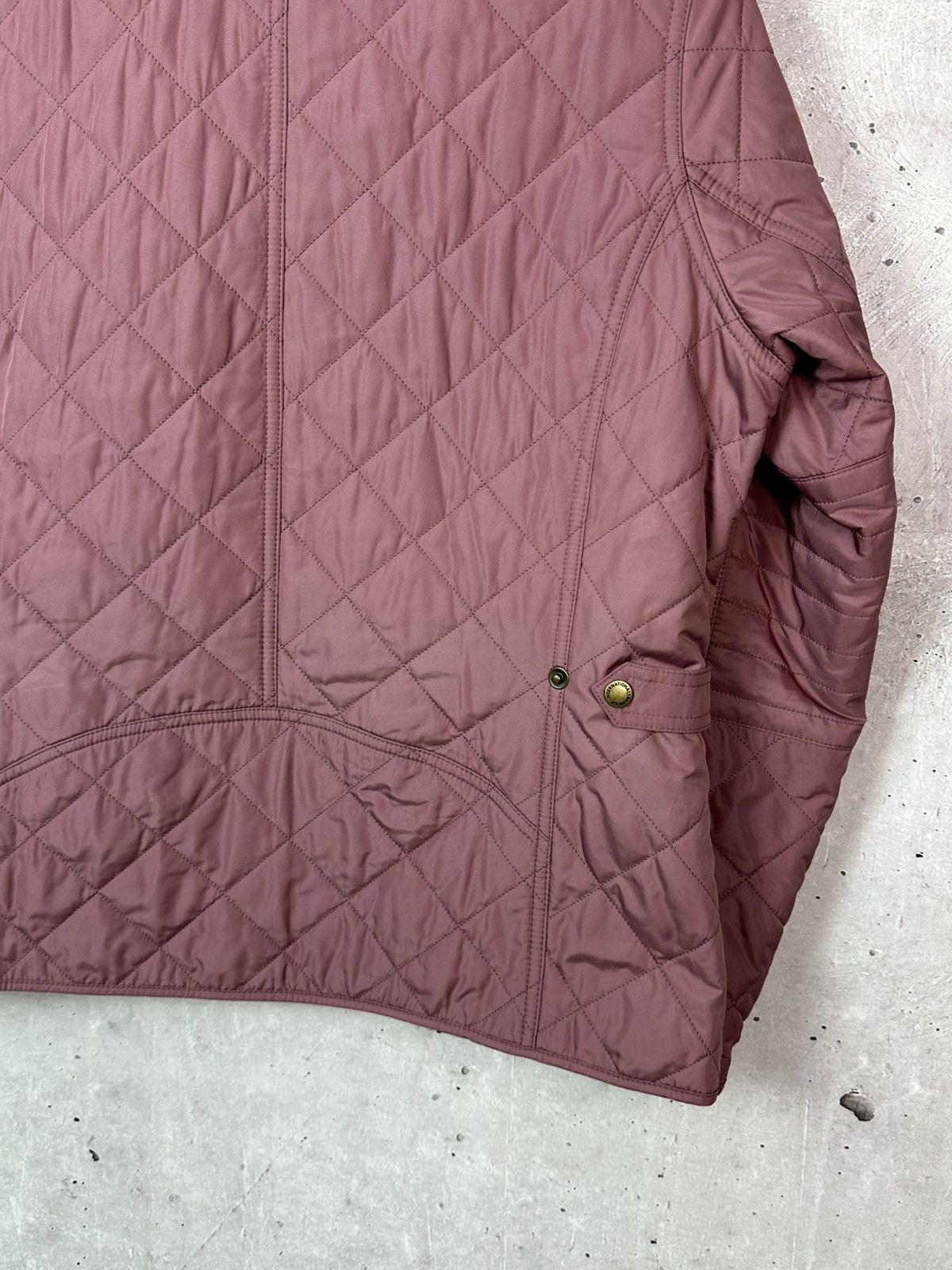 Barbour Barbour International Farleight Quilted Powder Womens Jacket Size L / US 10 / IT 46 - 12 Thumbnail