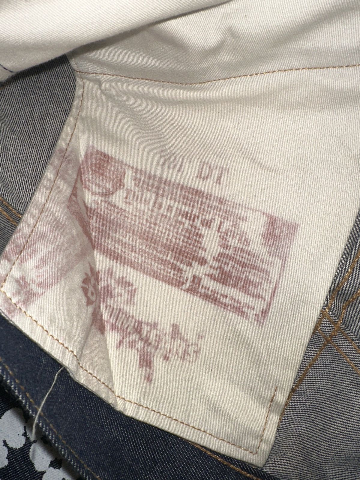 DENIM TEARS Raw indigo denim tear pants Size US 30 / EU 46 - 3 Thumbnail