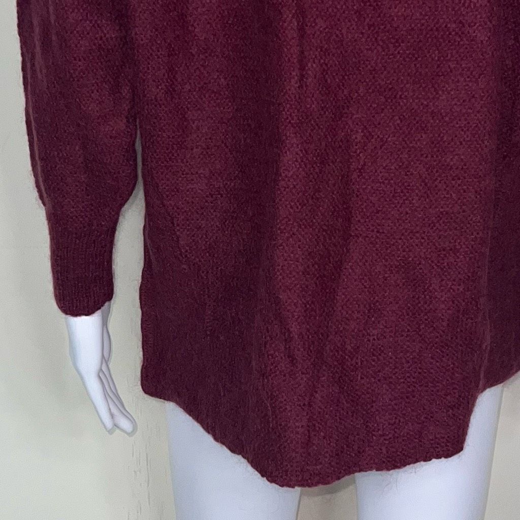 Cotelac Mohair Blend V-Neck Sweater