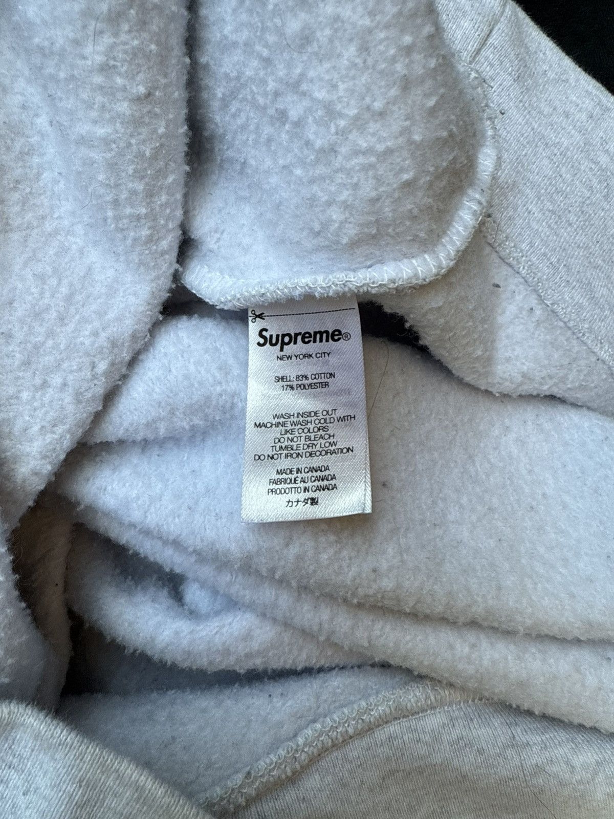 Supreme Supreme Green Apple Heather Gray Hoodie medium Size US M / EU 48-50 / 2 - 6 Thumbnail