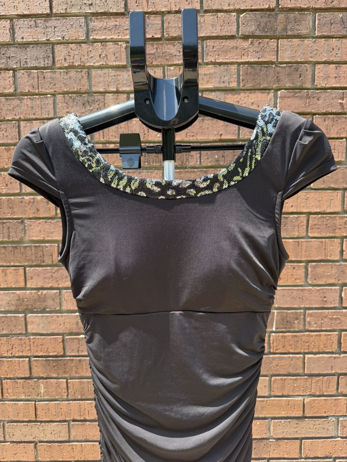 Other Emerald Sundae Black Cocktail Dress Silver Sequin Size Small Size S / US 4 / IT 40 - 3 Thumbnail
