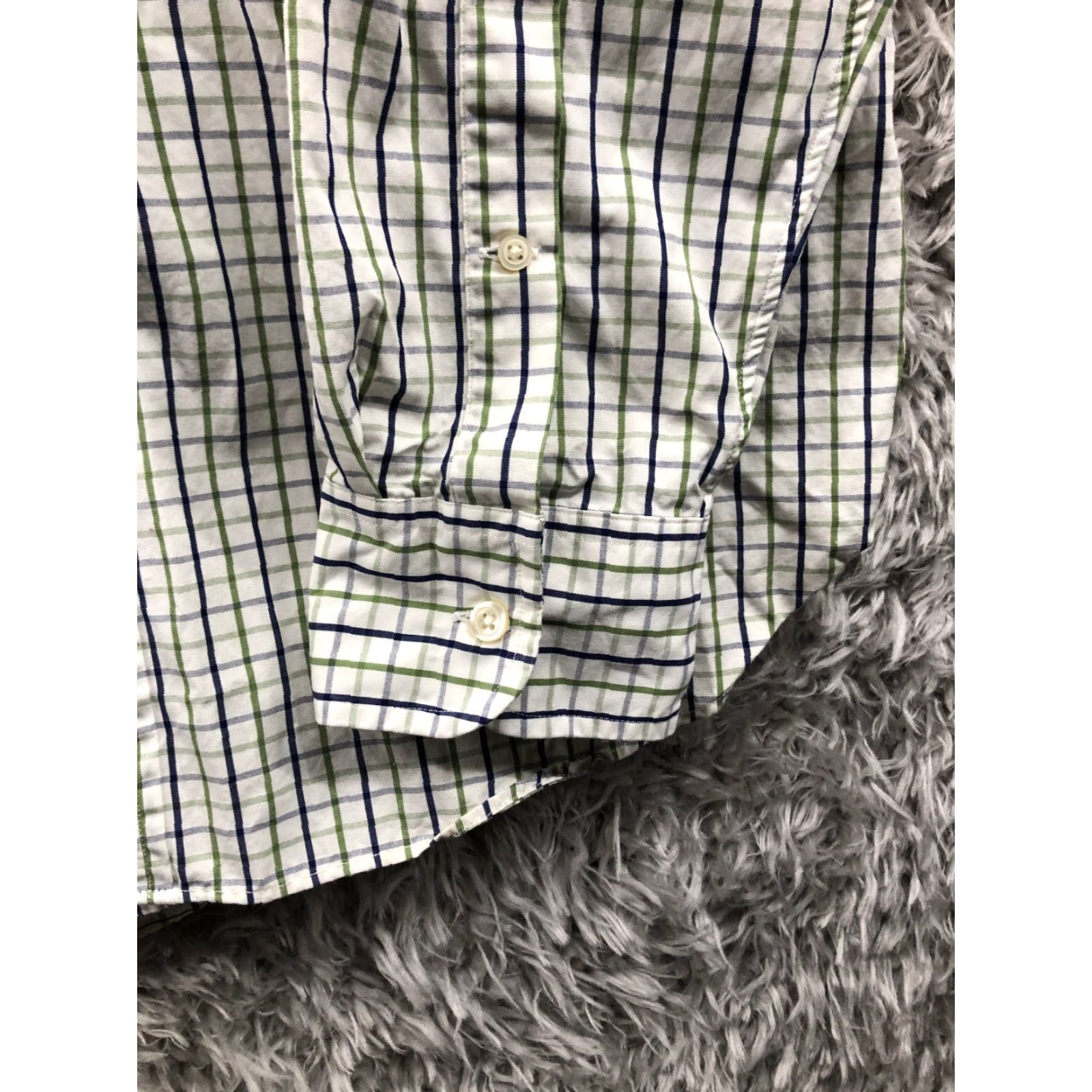 J.Crew J.Crew Shirt L Mens White Striped Long Sleeve Spread Collar Shirt Size US L / EU 52-54 / 3 - 3 Thumbnail
