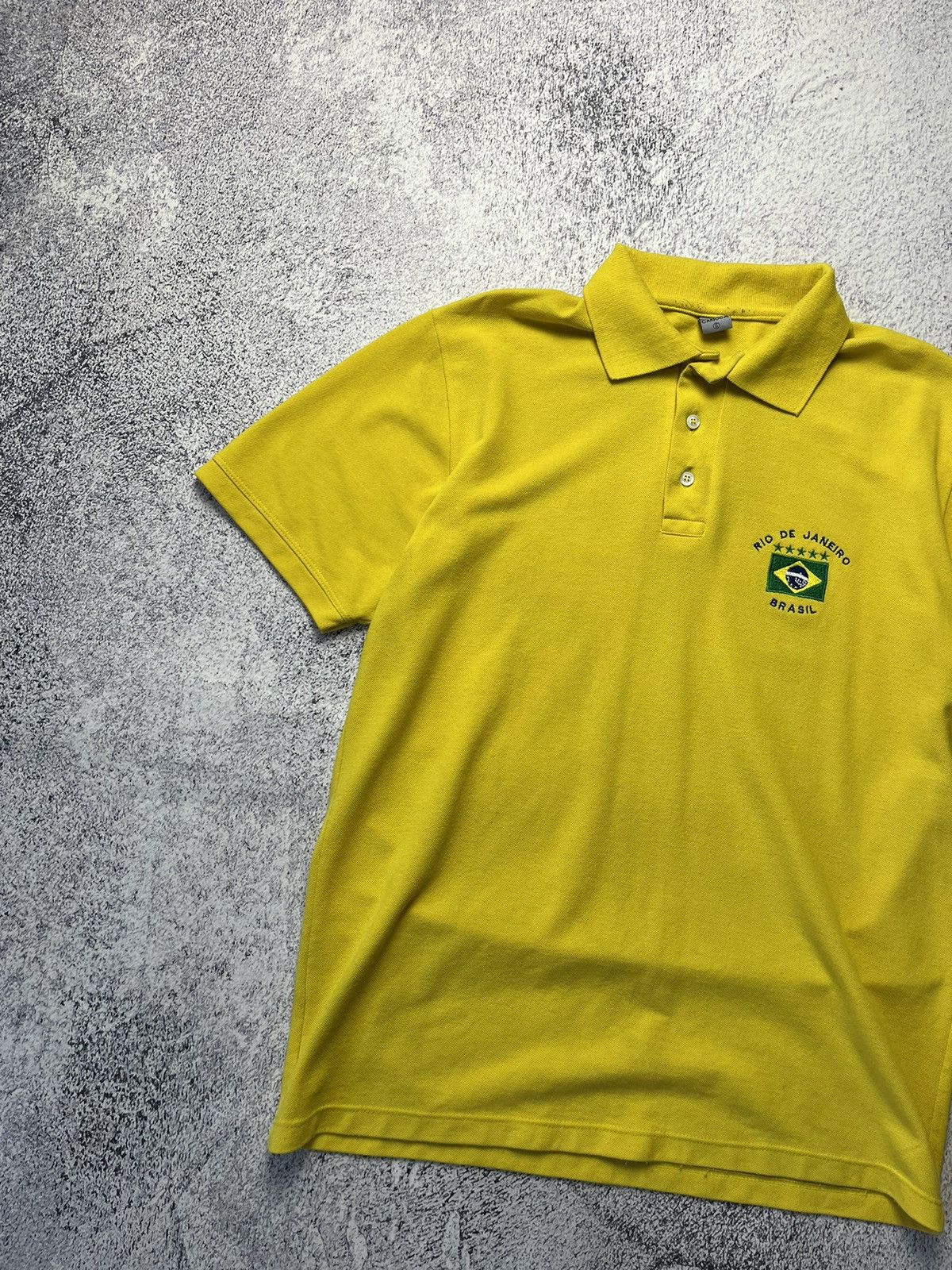 Vintage Vintage Brazil Polo Retro shirt Rare Jersey Size US M / EU 48-50 / 2 - 2 Thumbnail