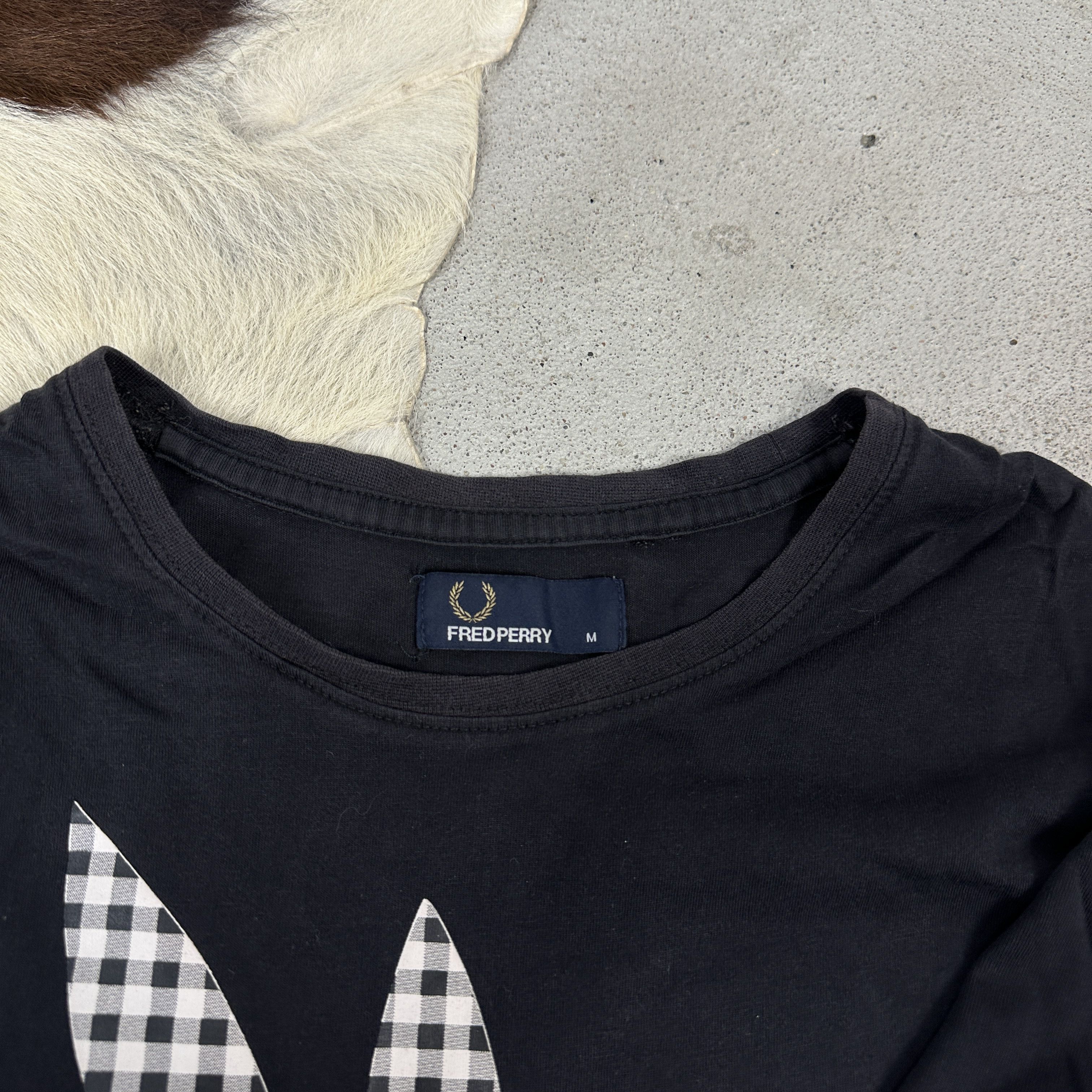 Fred Perry × Vintage Vintage Printed Oversize Casual Y2K Fred Perry T-shirt Size US M / EU 48-50 / 2 - 4 Thumbnail
