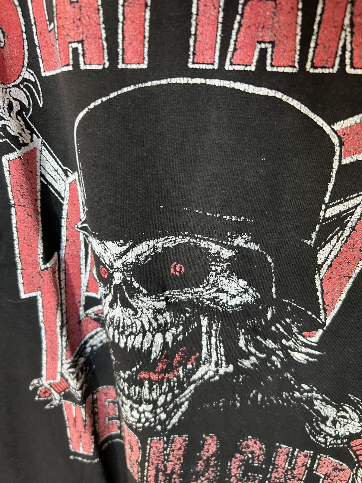Band Tees Slayer vintage rare late 90s satanic werhmacht shirt Size US L / EU 52-54 / 3 - 5 Thumbnail