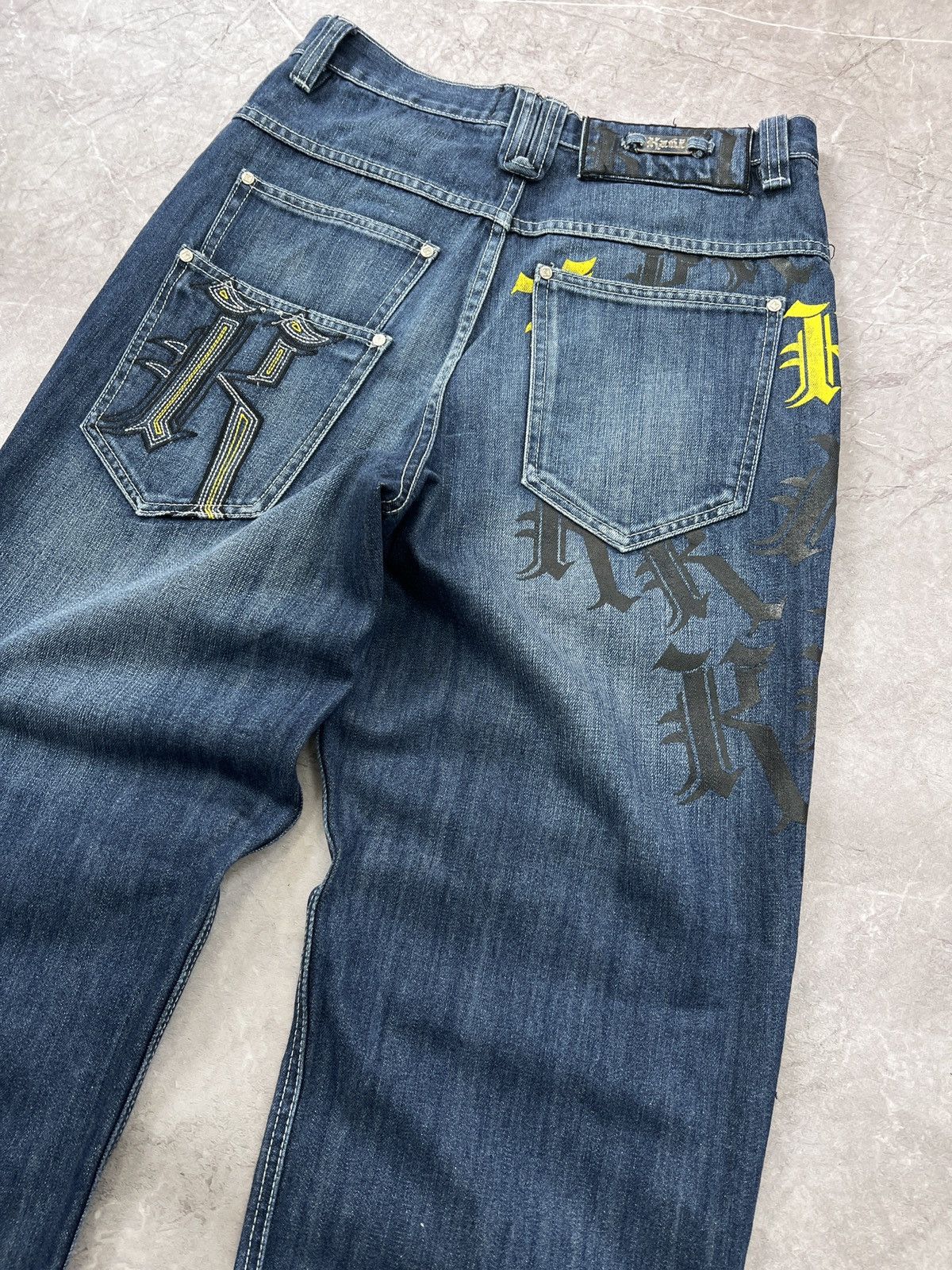 Karl Kani Vintage baggy Karl Kani wide leg pants jeans y2k Size US 30 / EU 46 - 14 Thumbnail
