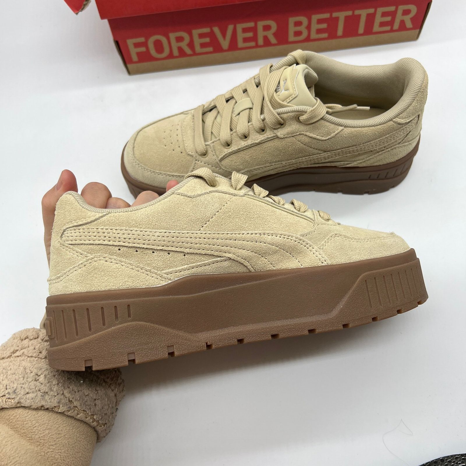 Other Puma Tan Sneakers with Brown Soles Women US Size 7.5 Size US 7.5 / IT 37.5 - 5 Thumbnail