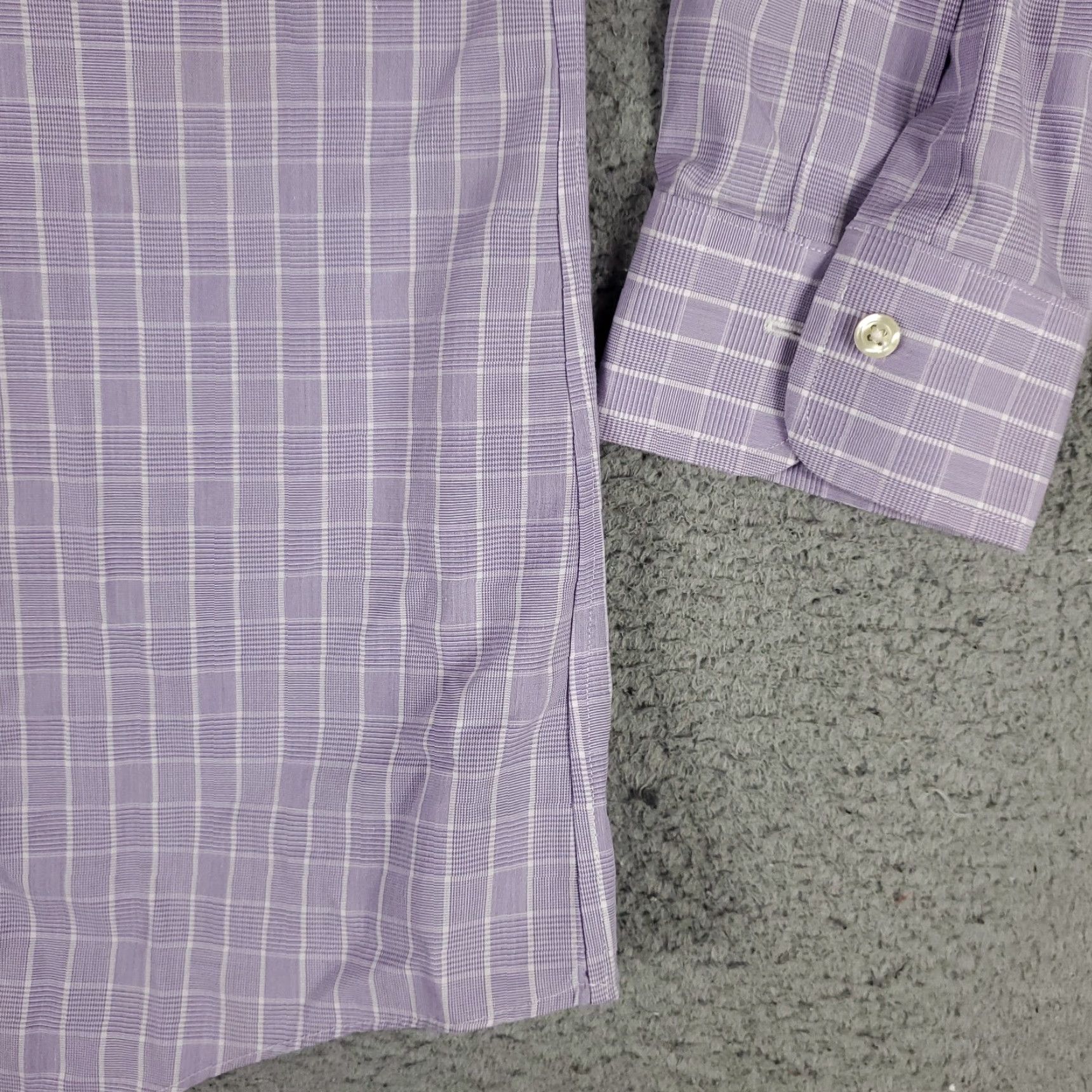 Brooks Brothers VINTAGE Brooks Brothers Dress Shirt Mens Size 16 Long Sleeve Purple Plaid Casual Business Formal Size 42R - 4 Thumbnail