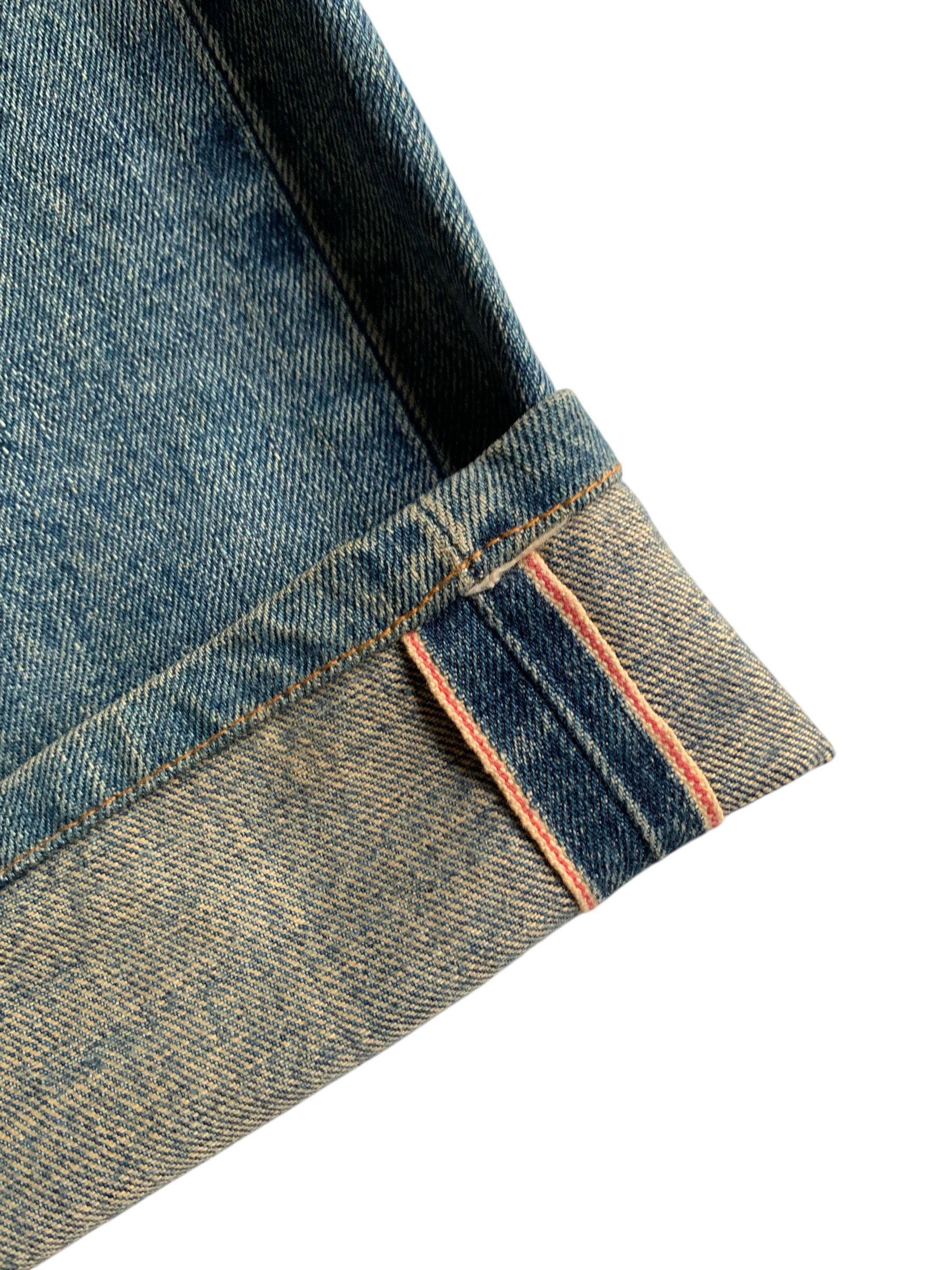Japanese Brand × Kapital × Vintage VINTAGE EDWIN 505XX SELVEDGE RUSTY DISTRESSED DENIM Size US 34 / EU 50 - 23 Thumbnail