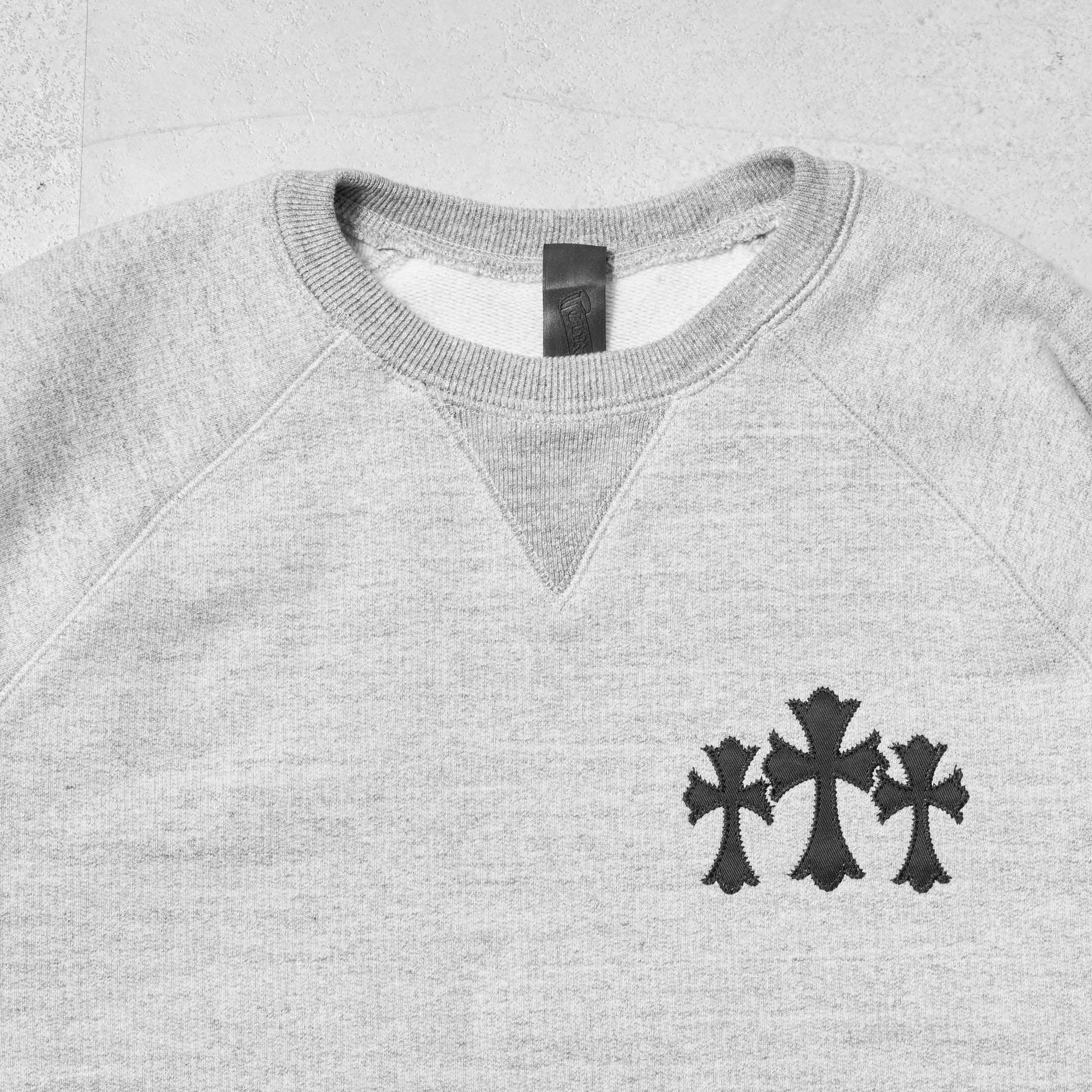 Chrome Hearts CHROME HEARTS Blind Spot Navy Tripple Cross Sweater Size US L / EU 52-54 / 3 - 7 Thumbnail