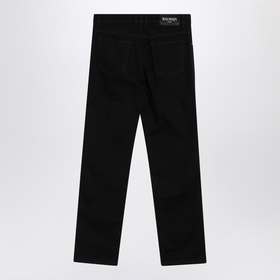 Balmain o1d2blof0226 Denim Jeans in Black Size US 33 - 2 Thumbnail
