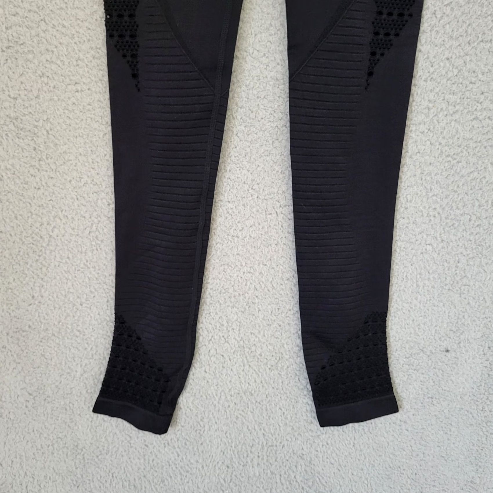 Gymshark Gymshark Black Seamless Leggings Womens XS Regular Skinny Activewear Pants Size 26" / US 2 / IT 38 - 3 Thumbnail