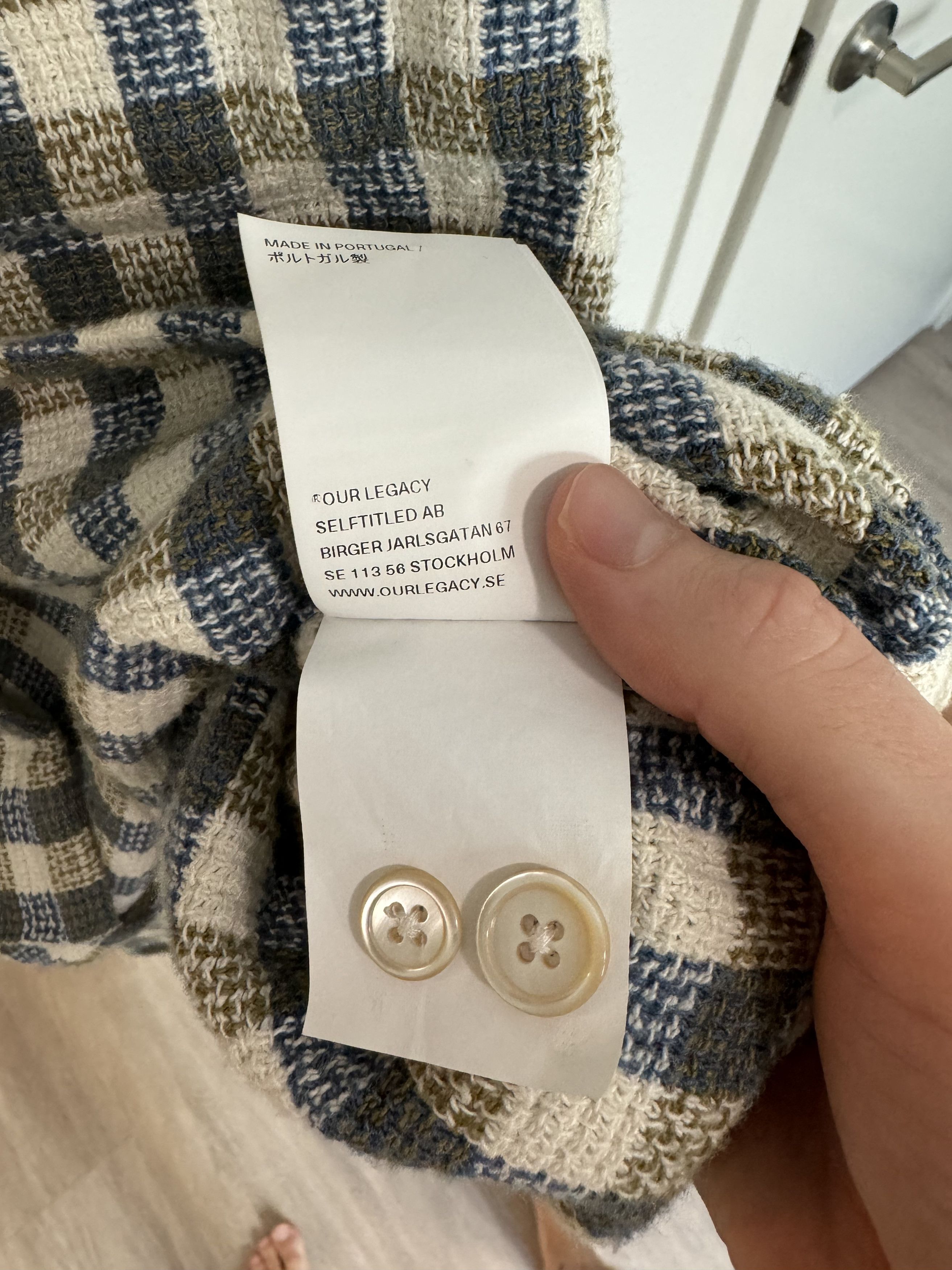Our Legacy Our Legacy Checkered Button Down Size US M / EU 48-50 / 2 - 4 Thumbnail