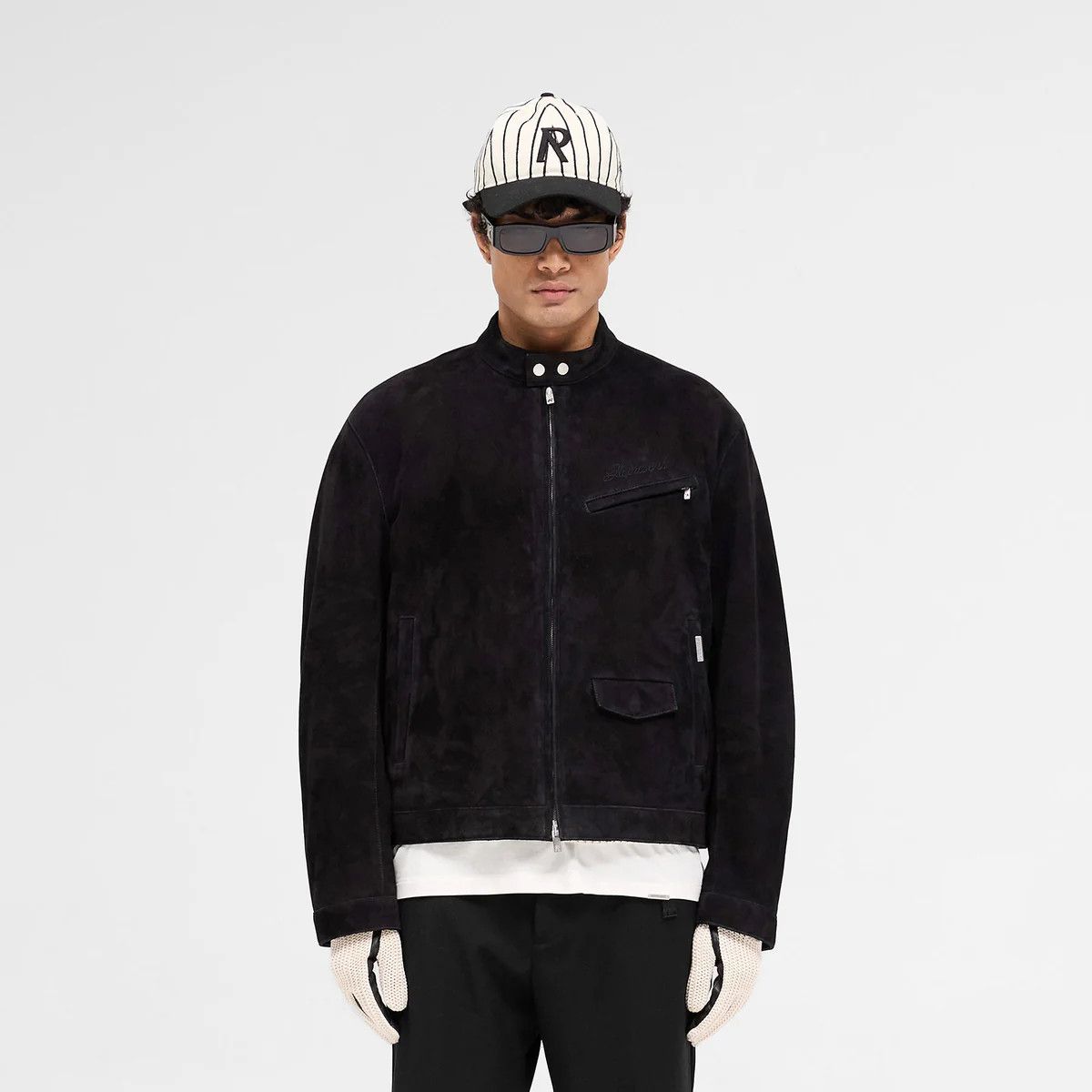 Represent Clo. Overdrive Suede Jacket - Jet Black Size US XS / EU 42 / 0 - 7 Thumbnail