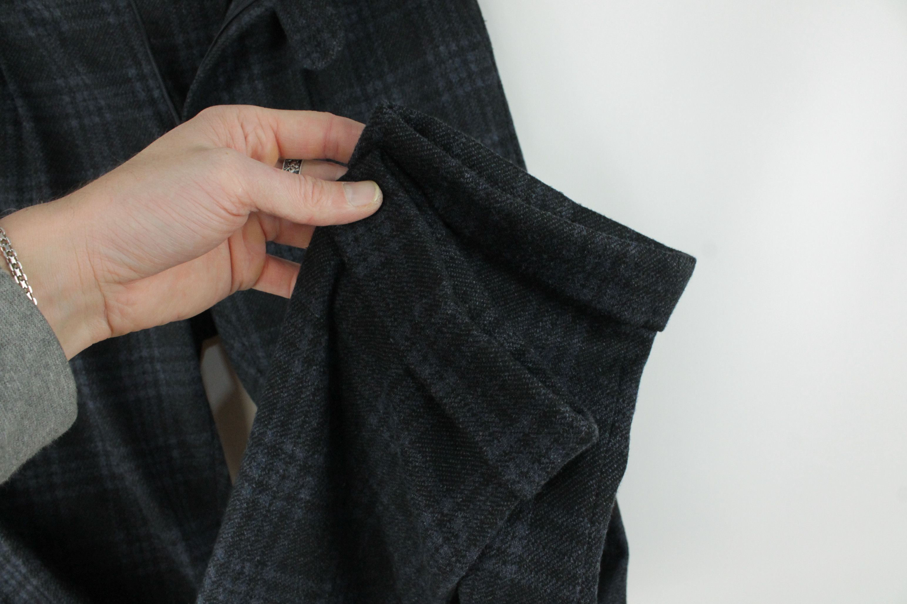 Other GTA IL Pantalone 772 Checked Flannel Slim Fit Trousers Pants Size US 36 / EU 52 - 3 Thumbnail