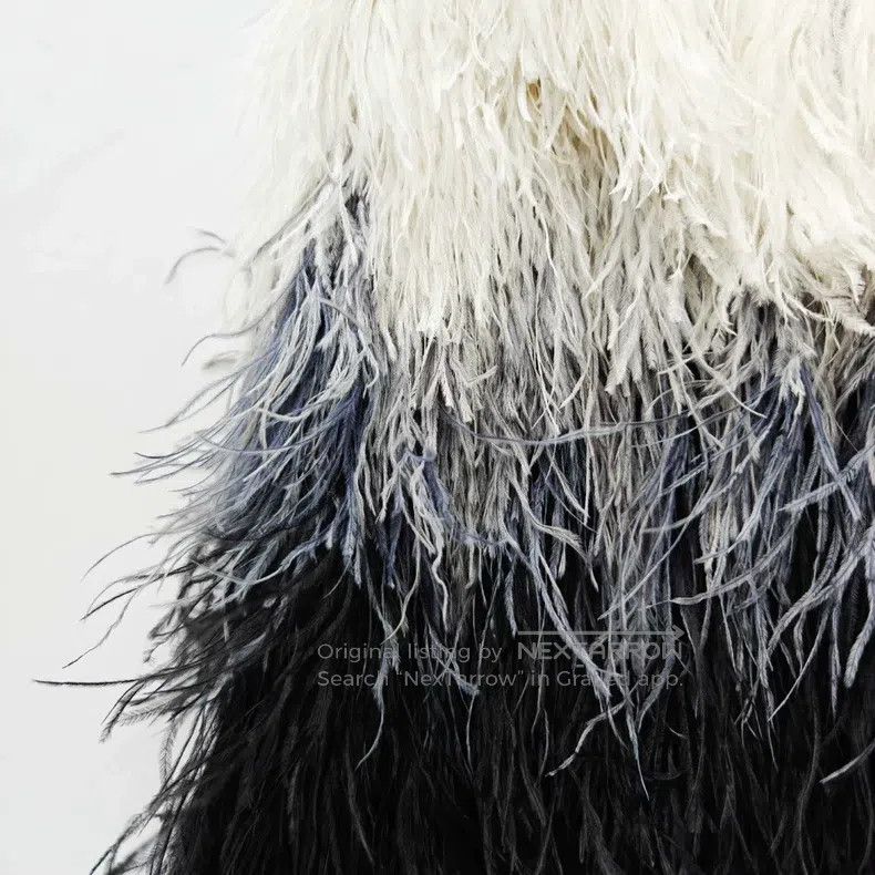 Givenchy Givenchy Gradient Ostrich Feather Fur Size XXS / US 00 / IT 34 - 3 Thumbnail
