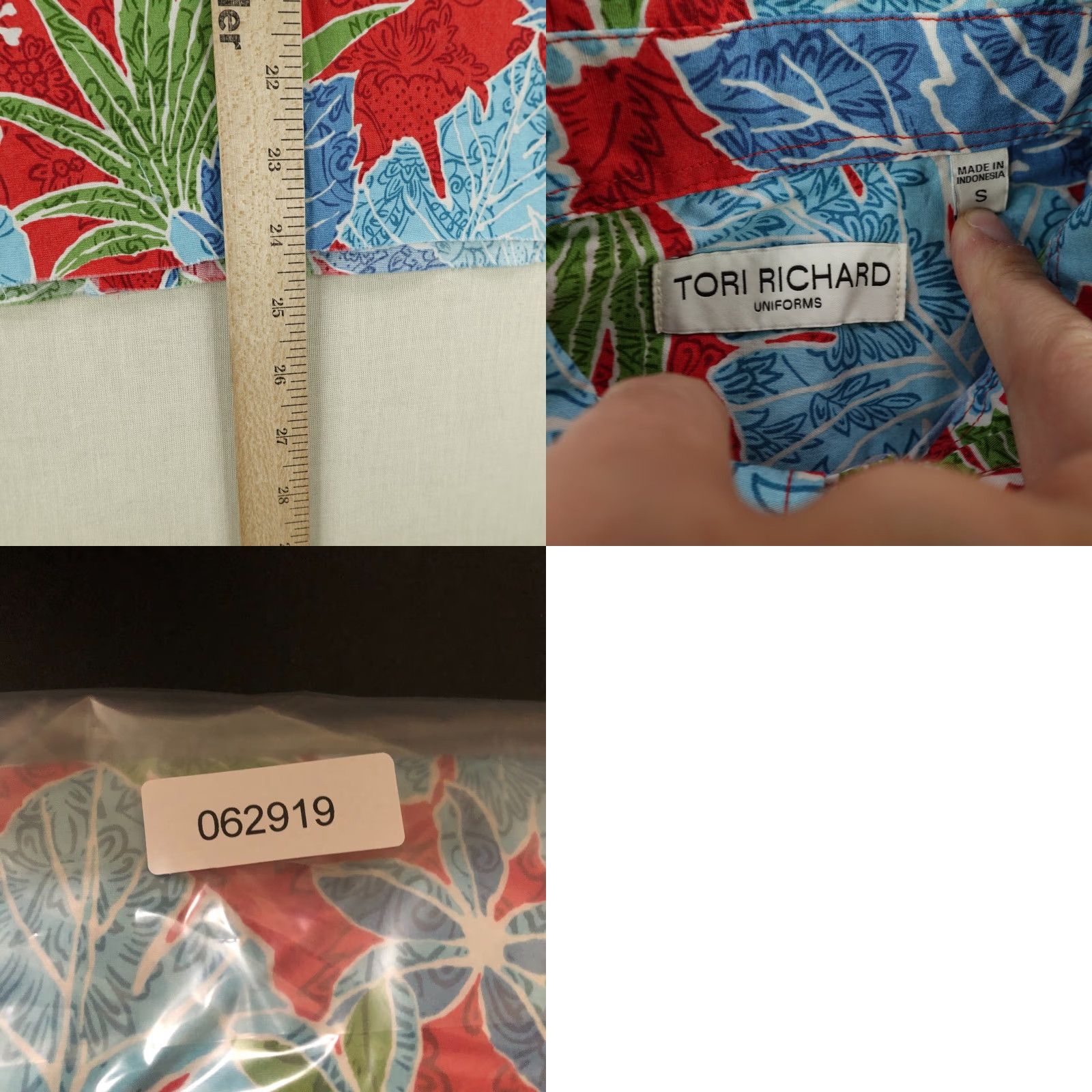 Tori Richard VINTAGE Tori Richard Hawaiian Shirt Men Small Short Sleeve Button-Up Cotton Floral Beach Tropical Aloha Techniques Size US S / EU 44-46 / 1 - 8 Thumbnail