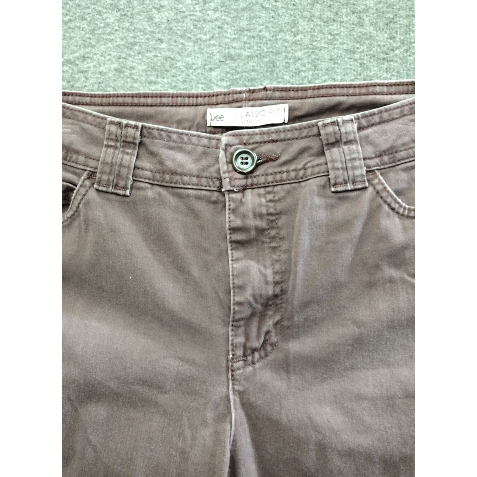 Lee Lee Jeans Peach Mid Rise Straight Leg Women's 30 Waist Denim 5-Pocket Style 90s Vintage-Not Exploded Size 30" / US 8 / IT 44 - 2 Thumbnail
