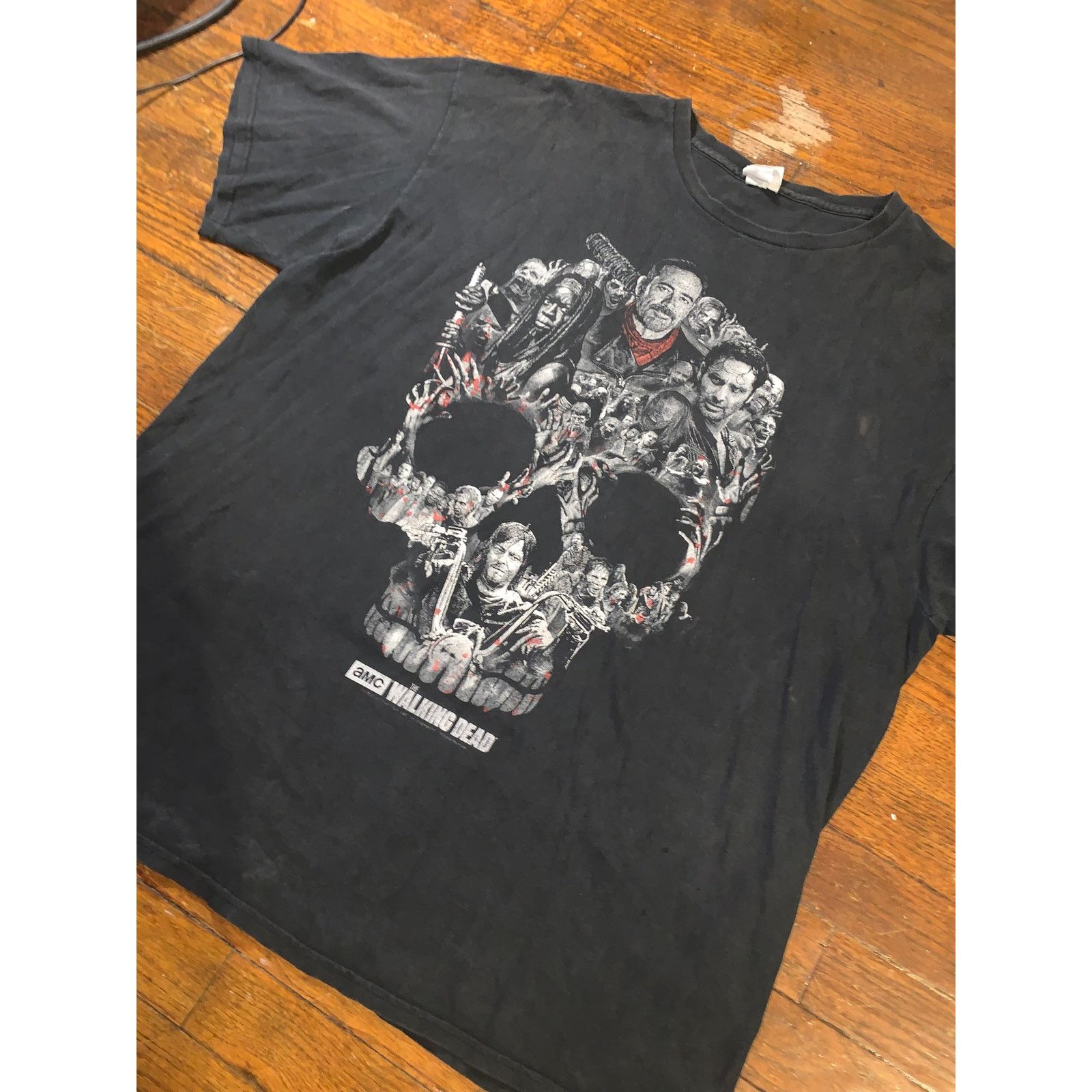 Other AMC The Walking Dead Skull Graphic T Shirt Black 2XL Size US XXL / EU 58 / 5 - 3 Thumbnail