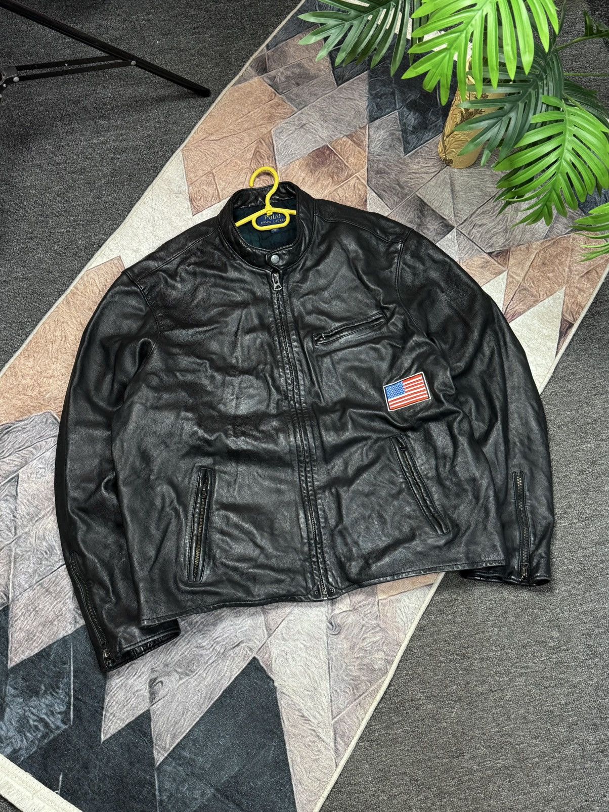 Polo Ralph Lauren Polo Ralph Lauren Leather Racer Moto Biker Jacket Size XXL Size US XXL / EU 58 / 5 - 24 Thumbnail