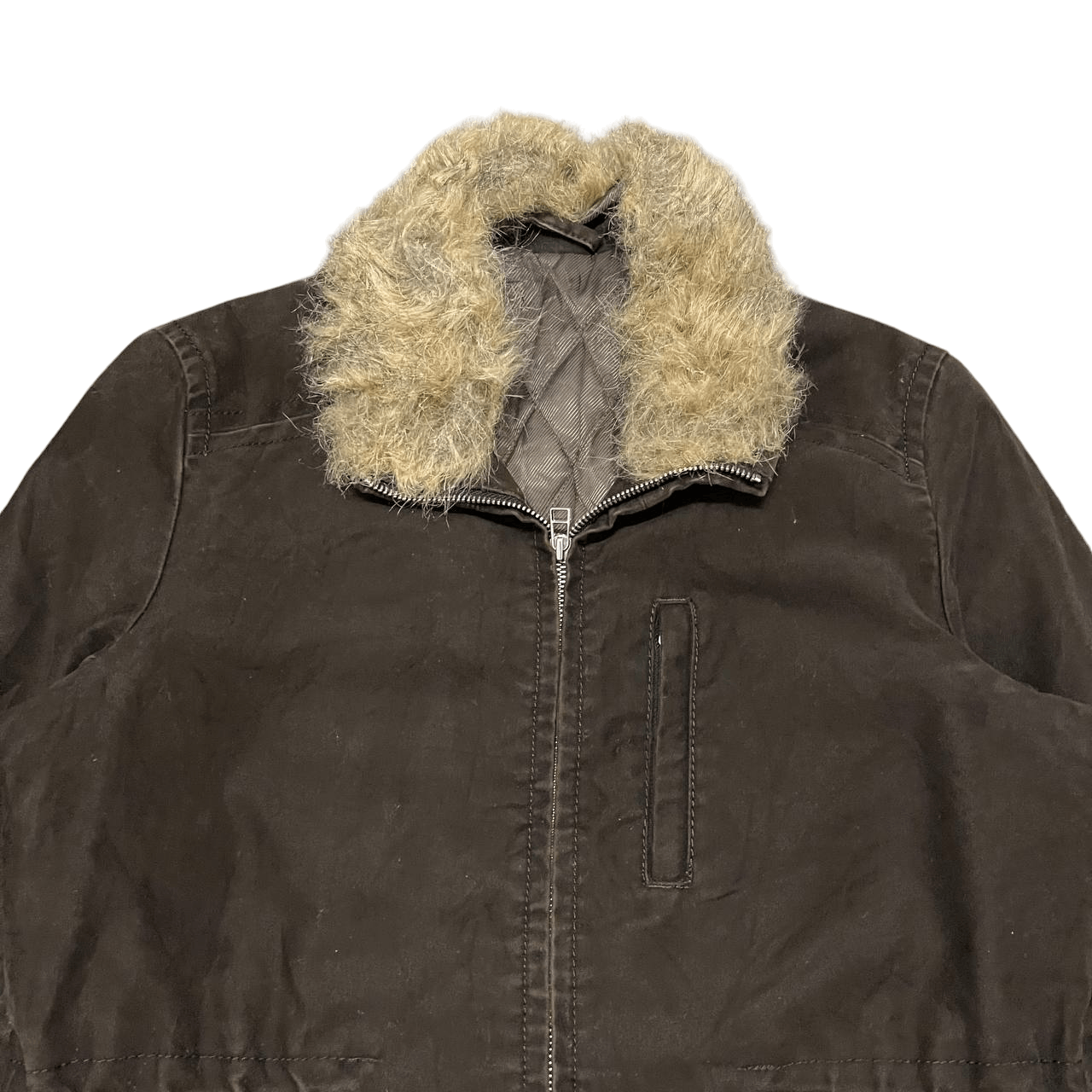 ABAHOUSE Vintage Abahouse Zipper Fur Jacket Size US M / EU 48-50 / 2 - 2 Thumbnail