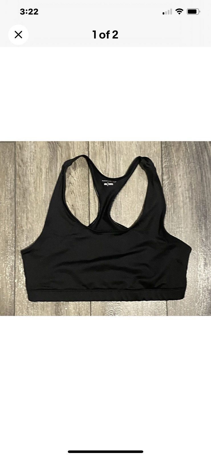 Other Super Sporty Black Sports Bra Size ONE SIZE - 1 Thumbnail