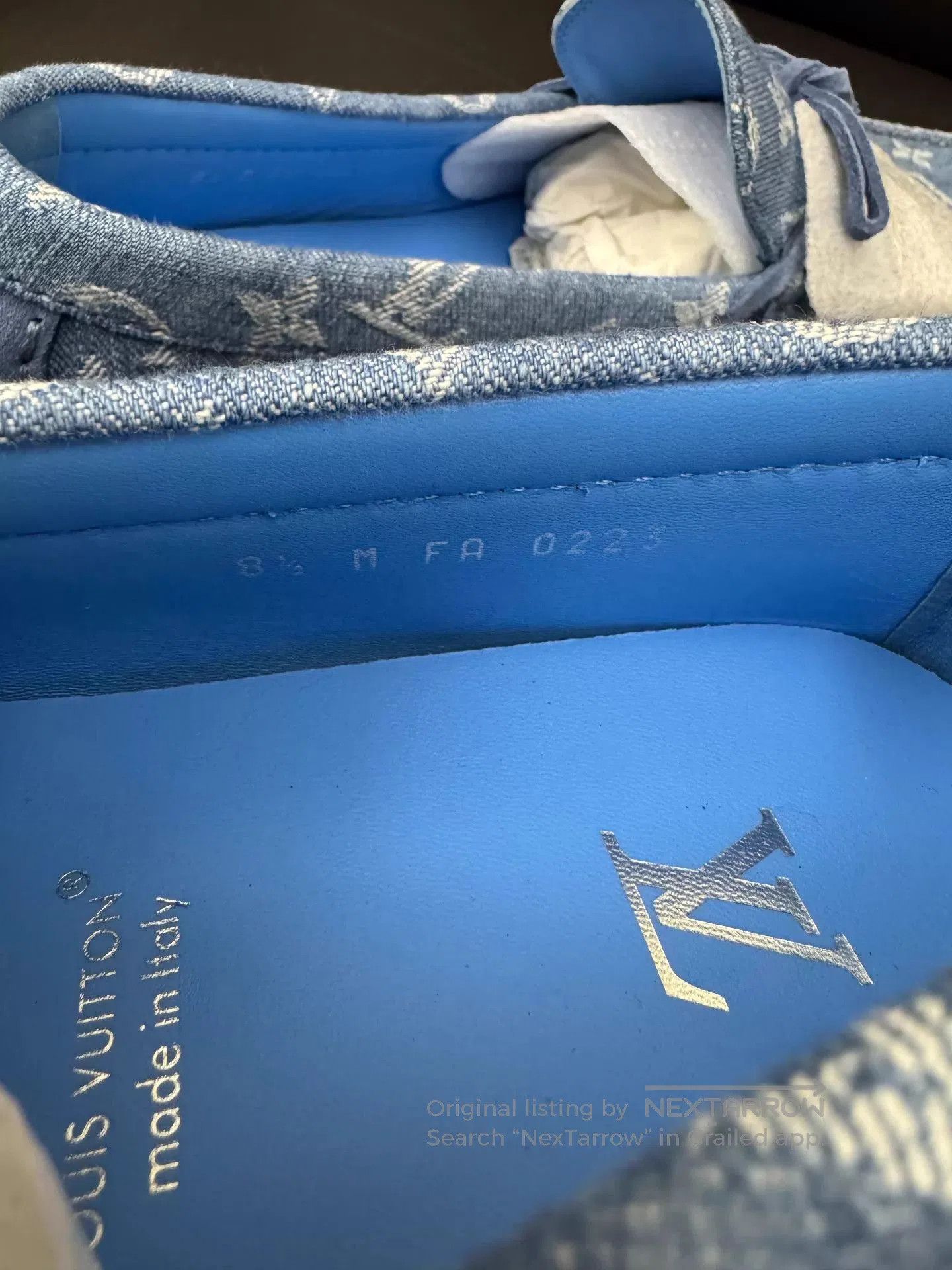 Louis Vuitton Blue Loafers with Tassel Detail Size 9.5. Size US 9.5 / EU 42-43 - 8 Thumbnail