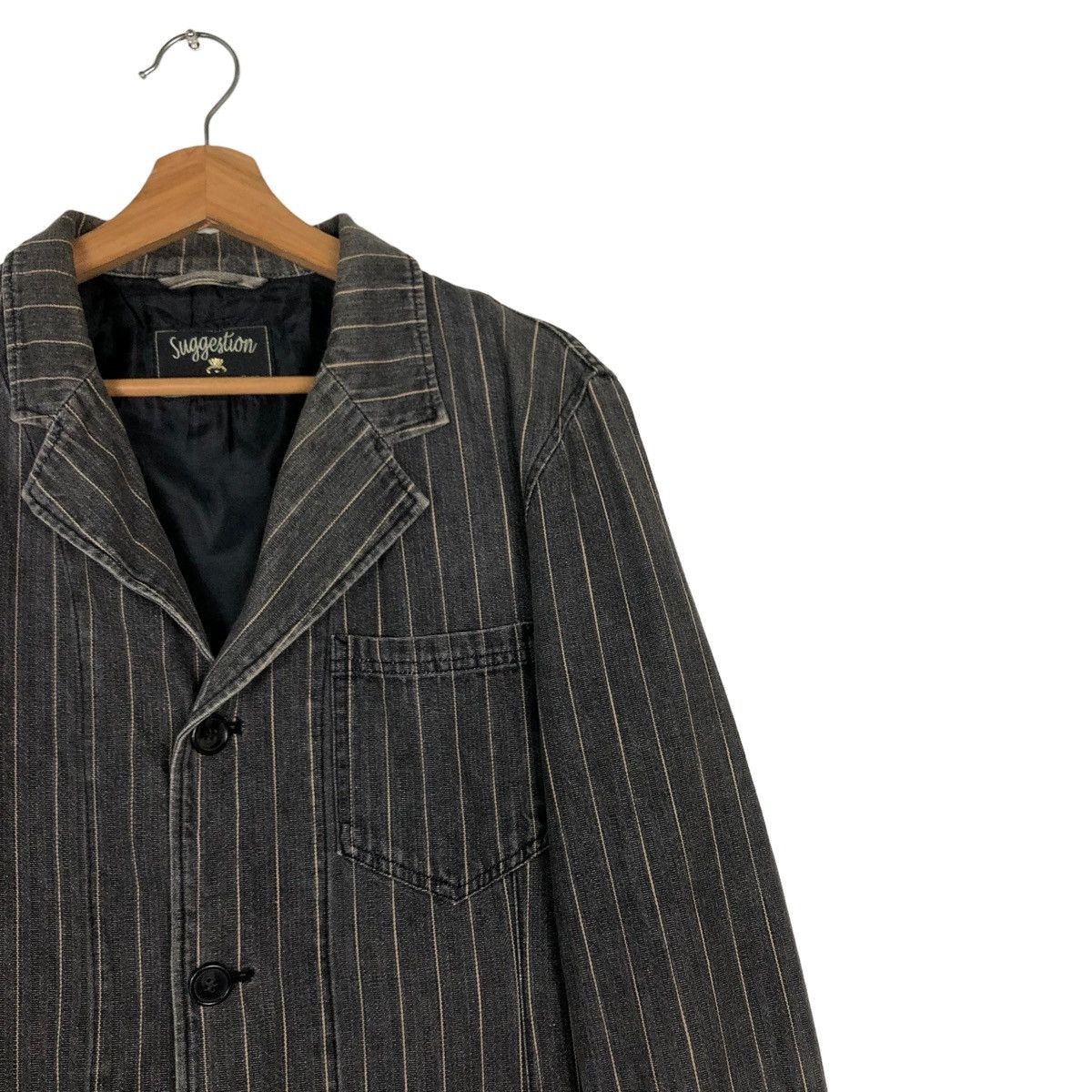 Japanese Brand 🔥Vintage Hickory Chore Jacket Stripe Suggestion Issey Miyake Size US M / EU 48-50 / 2 - 4 Thumbnail