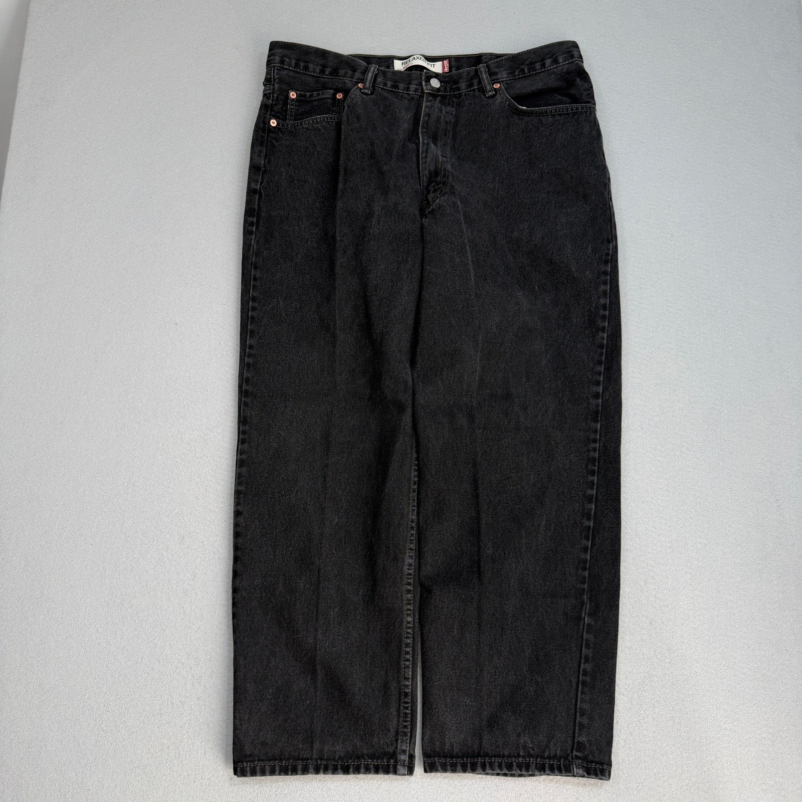 Levi's Vintage Levis 550 Relaxed Fit Jeans Men's 40x30 Black y2k Size US 40 / EU 56 - 1 Thumbnail