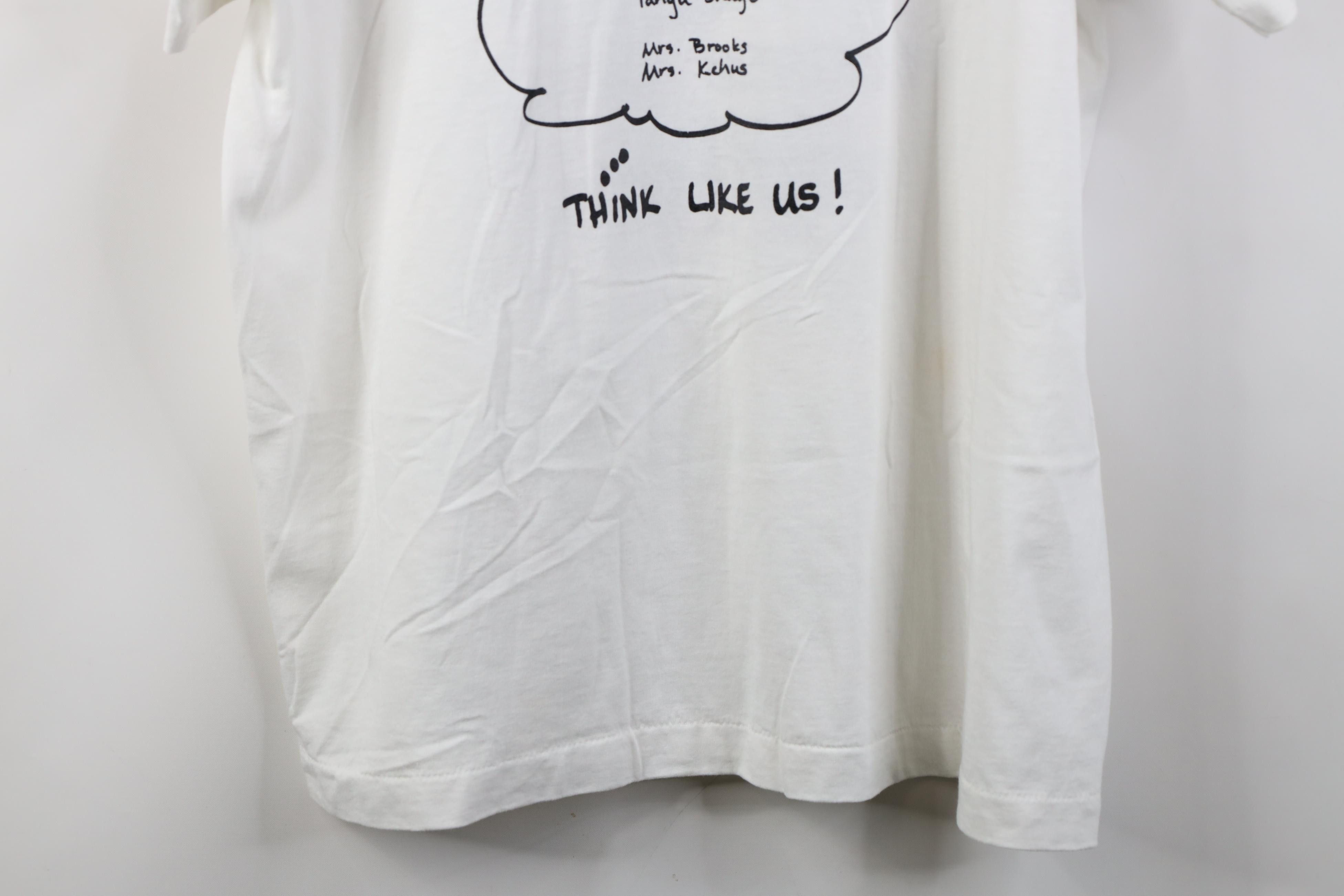 Vintage Vintage 90s Streetwear Writers Club Brain Secretions T-Shirt Size US XL / EU 56 / 4 - 14 Thumbnail