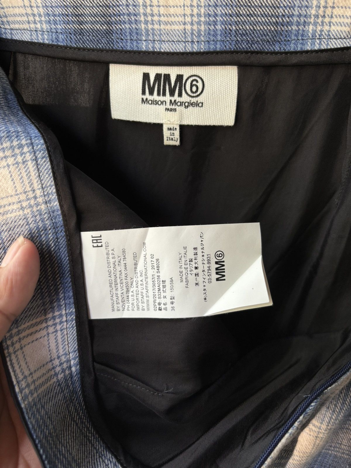 Maison Margiela MM6 Maison Margiela layered plaid skirt Size 26" / US 2 / IT 38 - 23 Thumbnail