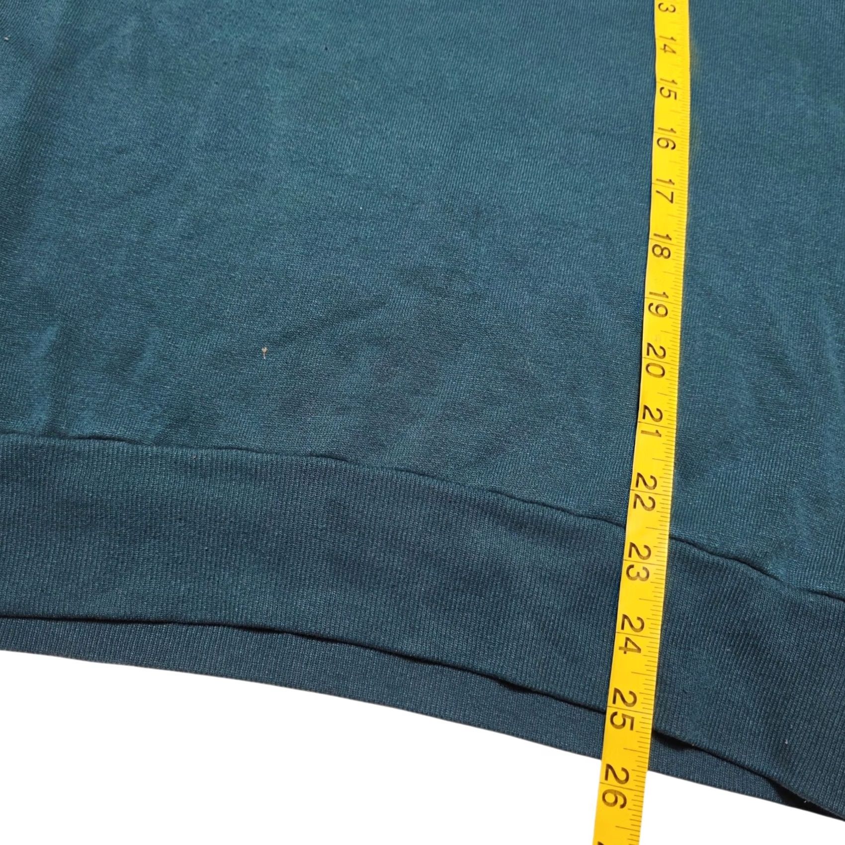 Jerzees VINTAGE Jerzees Sweatshirt Crewneck Long Sleeve Teal Green Men's L USA Size US L / EU 52-54 / 3 - 3 Thumbnail