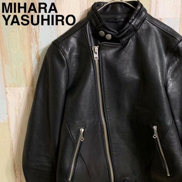 Maison MIHARA YASUHIRO MIHARAYASUHIRO Leather Riders Jacket Size US M / EU 48-50 / 2 - 1 Thumbnail