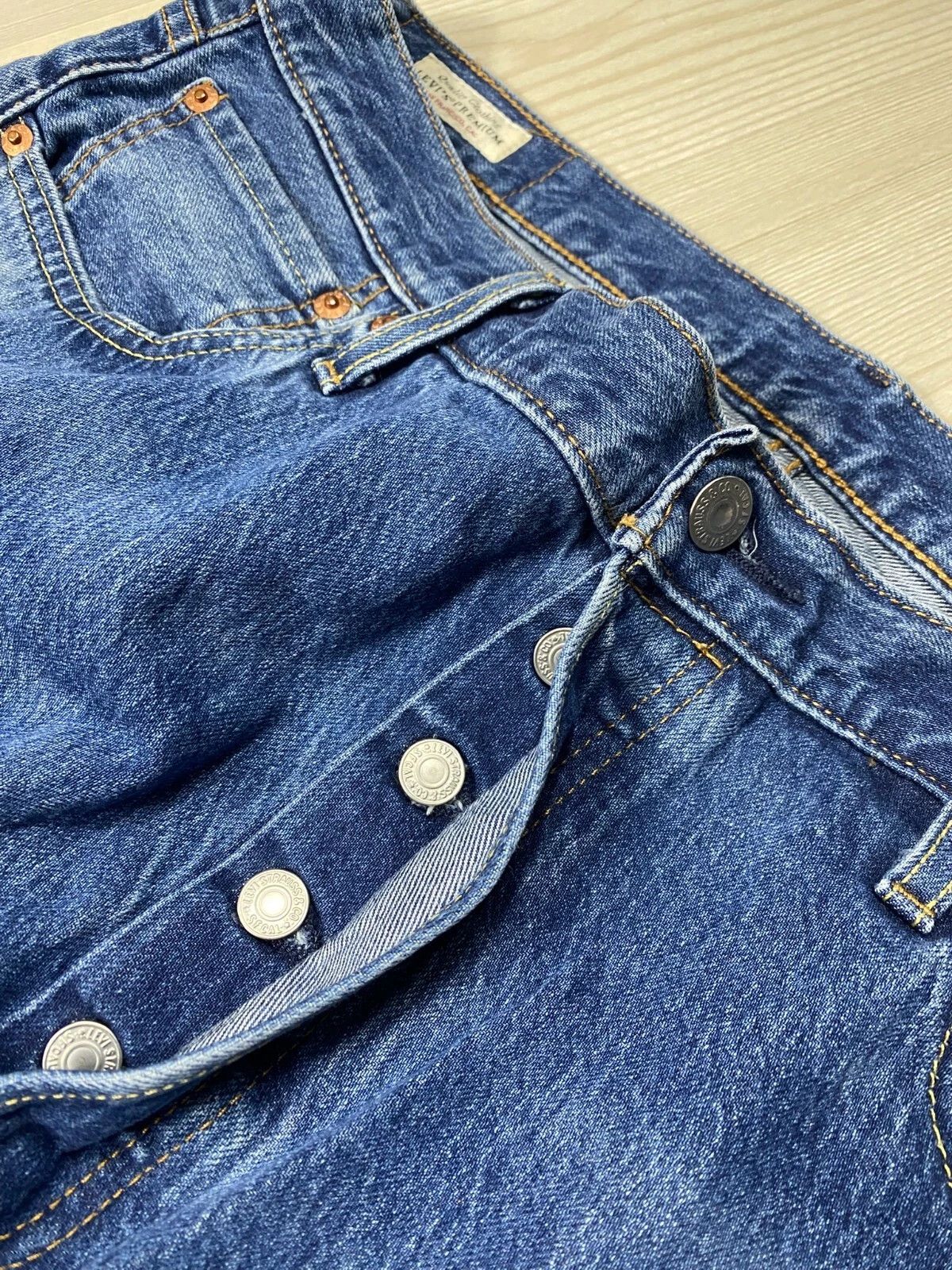 Levi's Levi's Vintage Style 501 Jeans Straight Leg Blue Denim Size US 36 / EU 52 - 5 Thumbnail