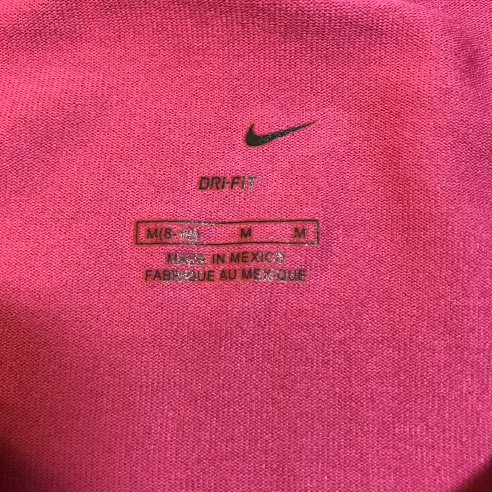 Nike Nike Dri Fit Mini Swoosh Base Layer M Long Sleeve Athletic Sports Run Shirt Womens Pink Blue 100% Polyester Compression Activewear Long Sleeve Size M / US 6-8 / IT 42-44 - 3 Thumbnail
