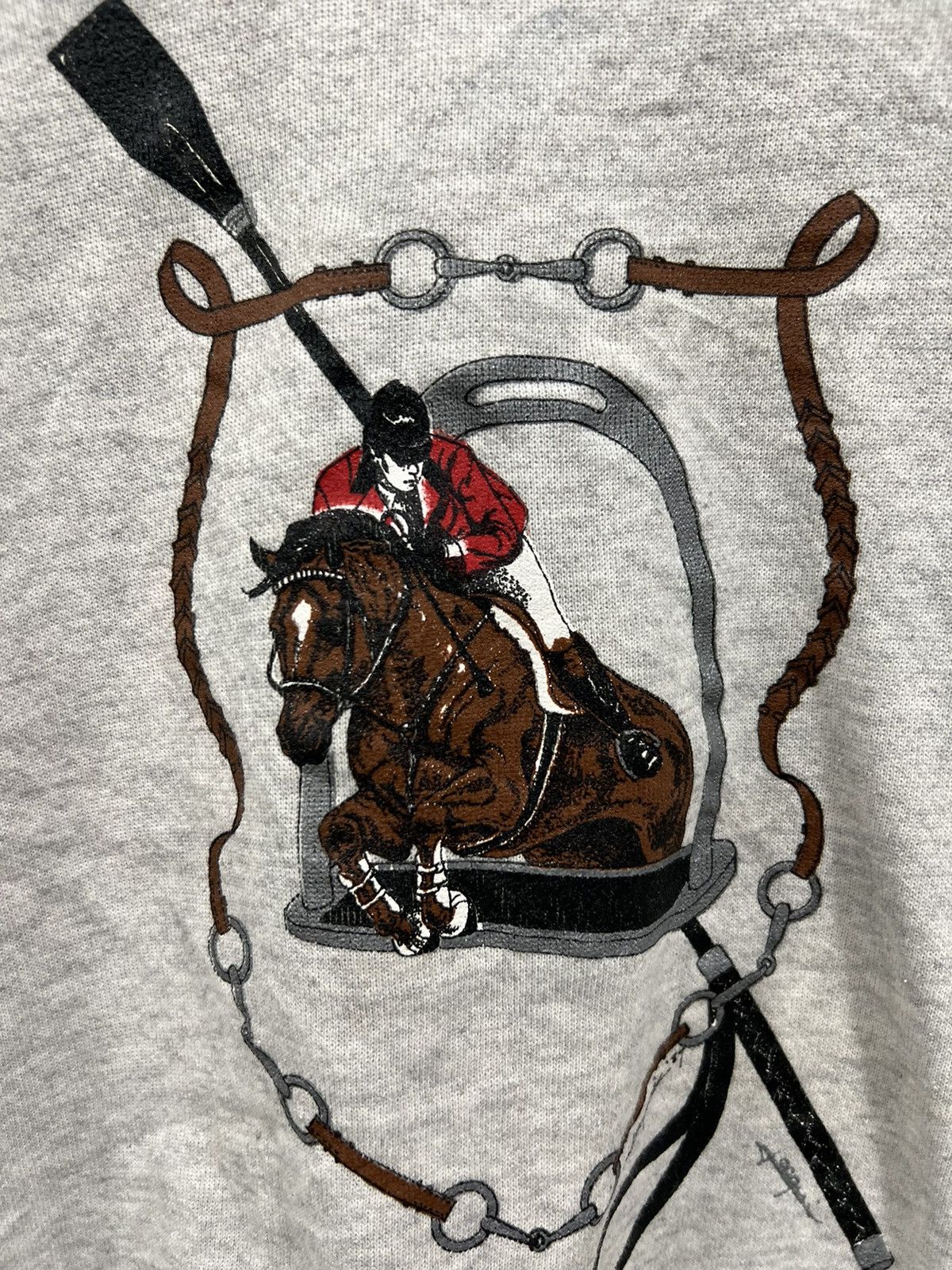 Vintage Vintage Horse Back Riding Sweater Sweatshirt animal racing Size US S / EU 44-46 / 1 - 3 Thumbnail