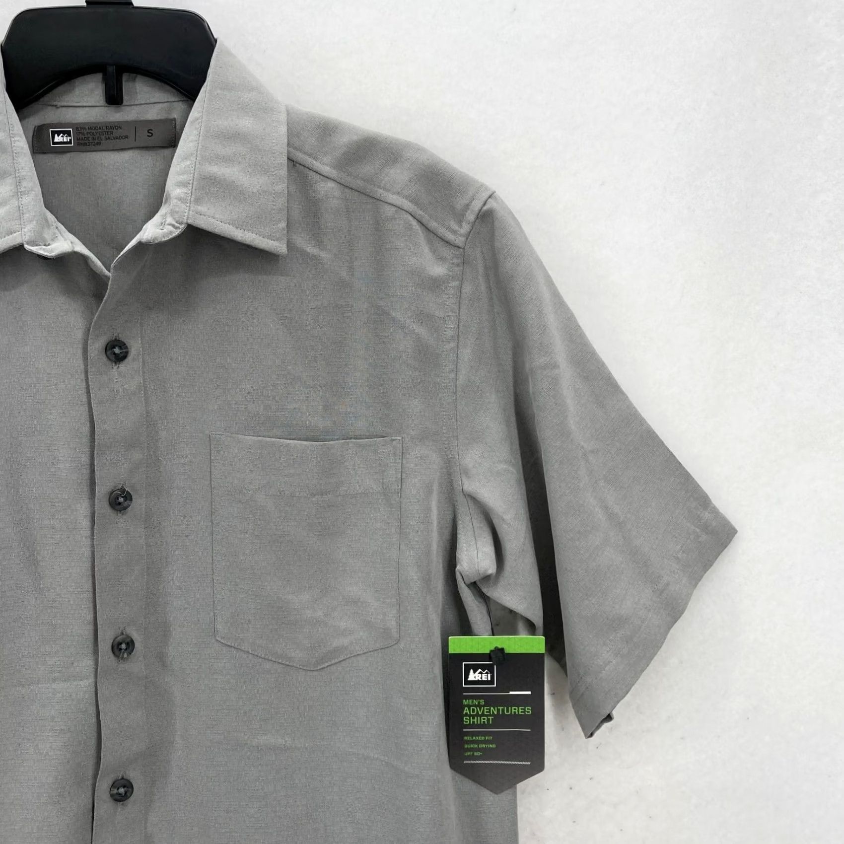 Vintage REI Coop Adventure Shirt Mens Small Gray Button Up Outdoor Hiking Camp NWT Size US S / EU 44-46 / 1 - 2 Thumbnail