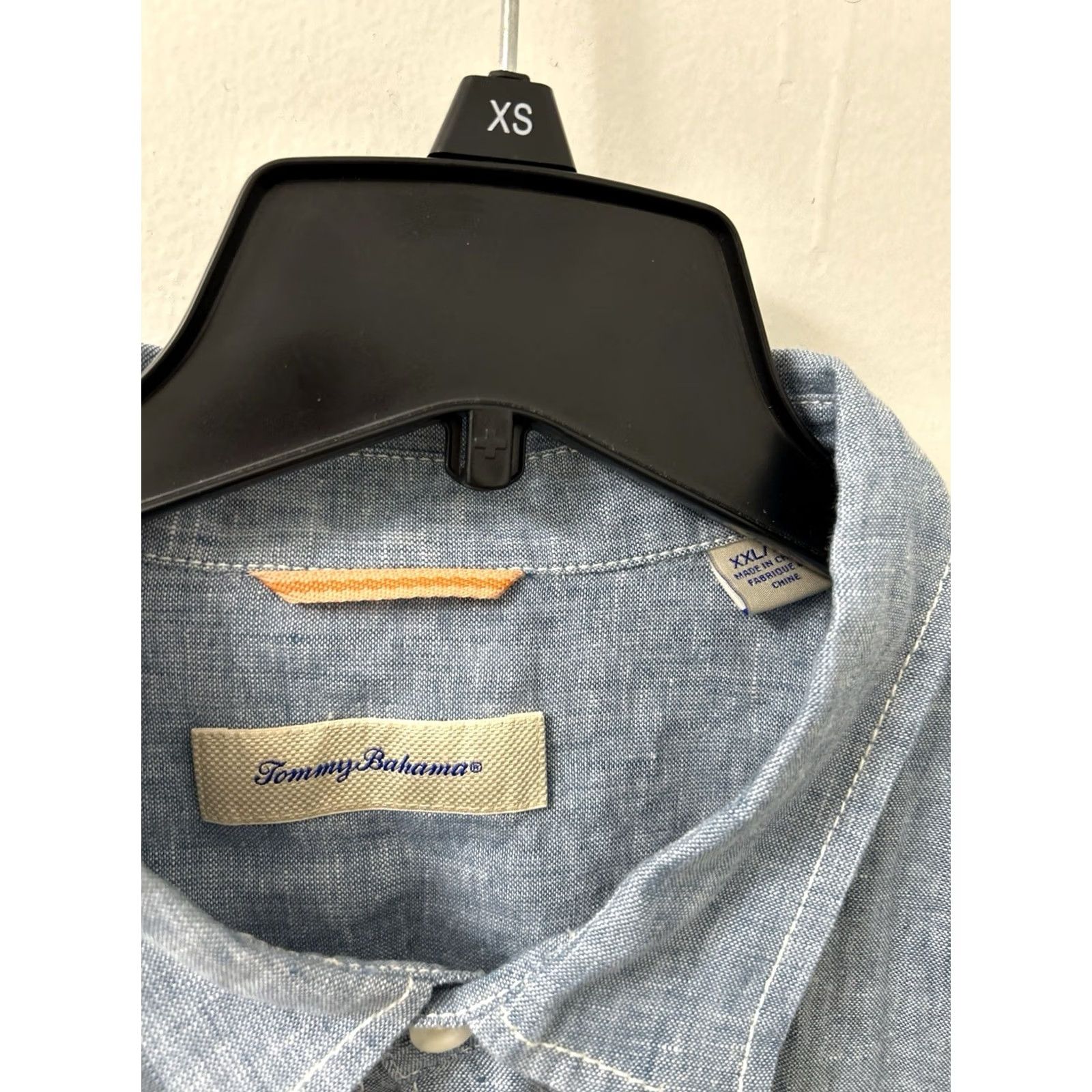 Tommy Bahama Tommy Bahama Shirt Mens 2XL Blue 100% Linen Button Down Pocket Short Sleeve Shirt Mens 2XL Blue 100% Linen Button-Down Pocket Short Sleeve Size US XXL / EU 58 / 5 - 7 Thumbnail
